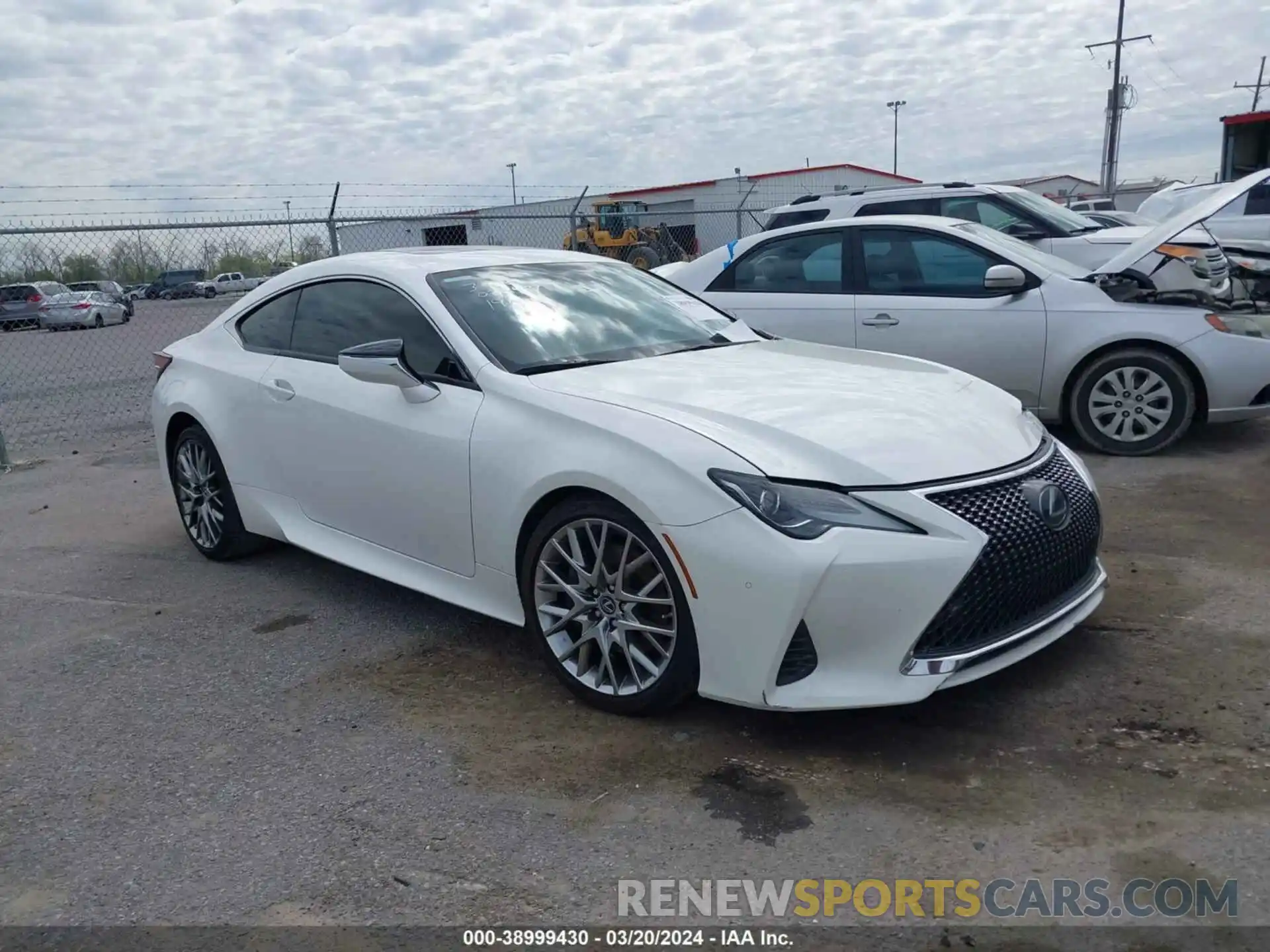 1 Photograph of a damaged car JTHHZ5BC7K5020487 LEXUS RC 350 2019