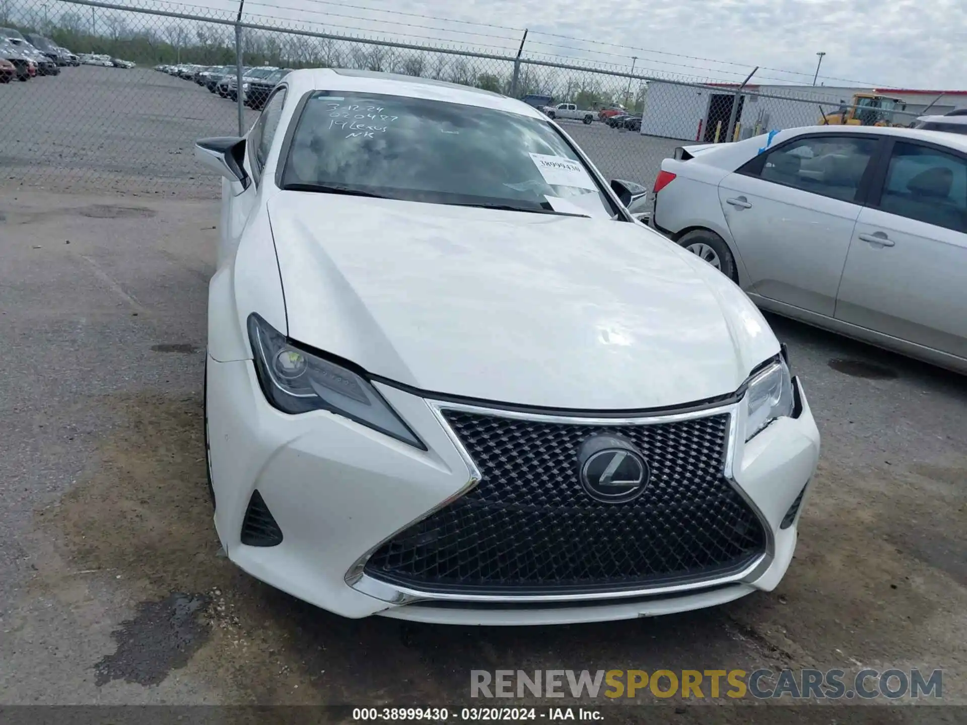 12 Photograph of a damaged car JTHHZ5BC7K5020487 LEXUS RC 350 2019