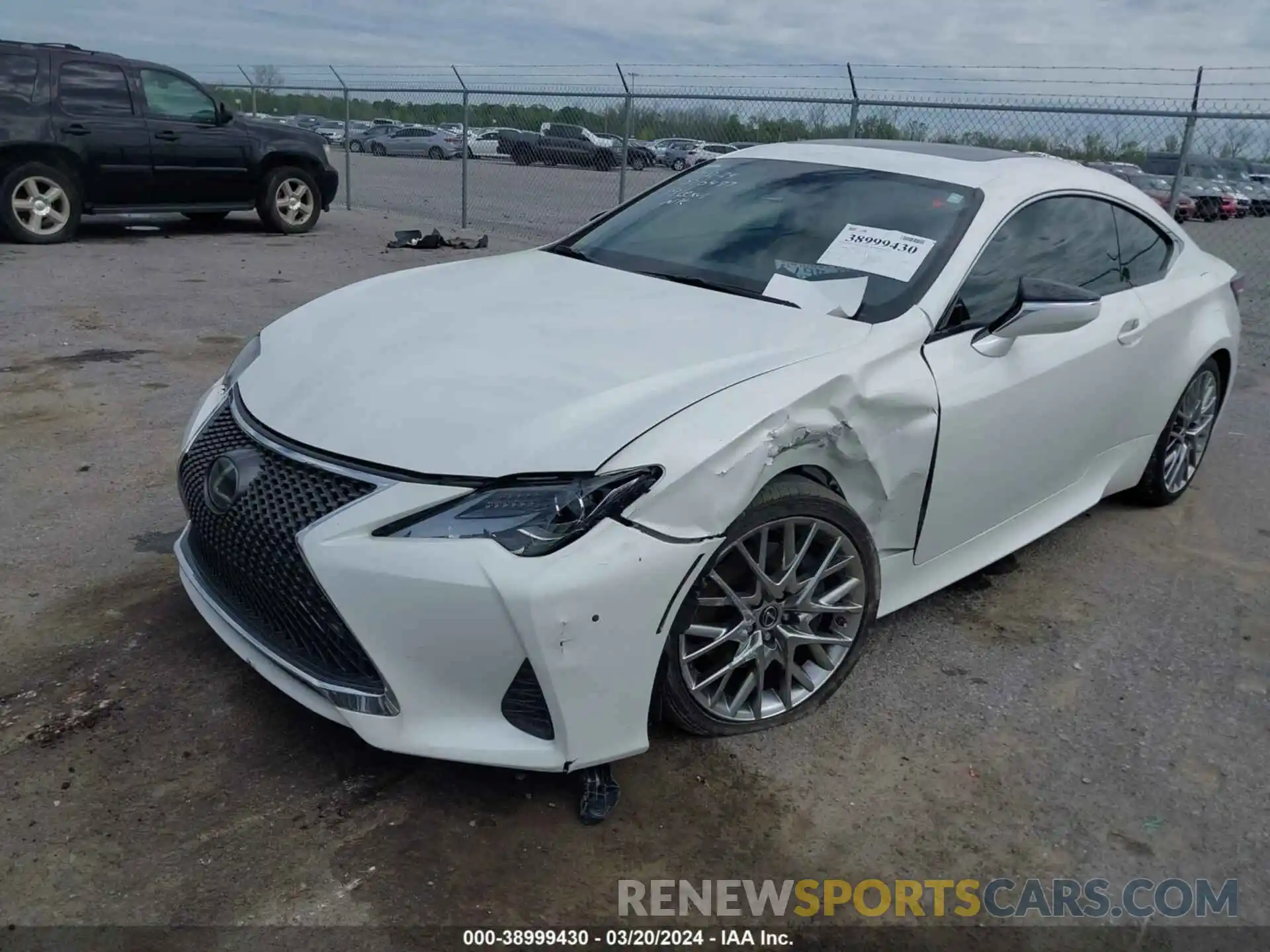 2 Фотография поврежденного автомобиля JTHHZ5BC7K5020487 LEXUS RC 350 2019