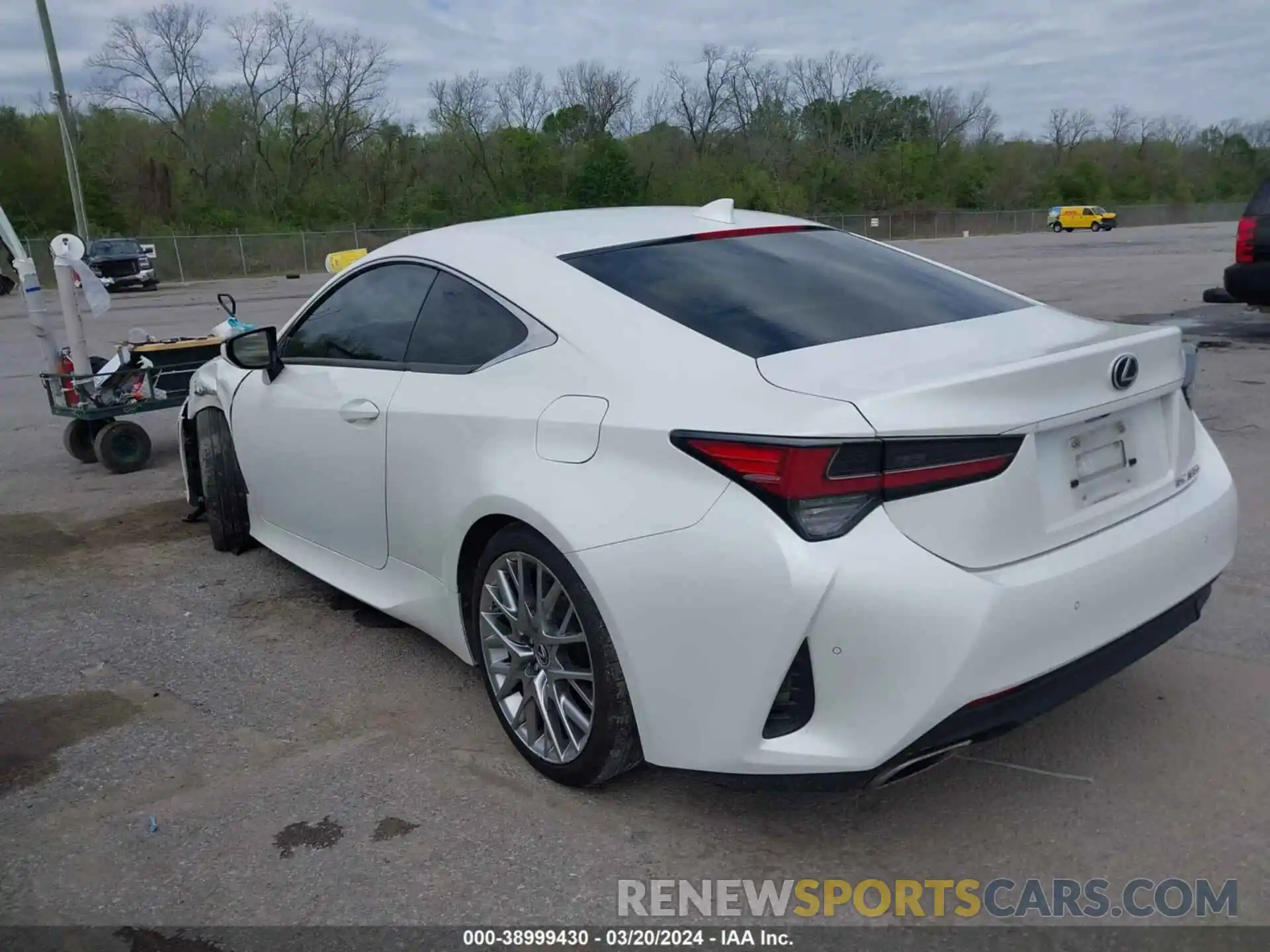 3 Photograph of a damaged car JTHHZ5BC7K5020487 LEXUS RC 350 2019