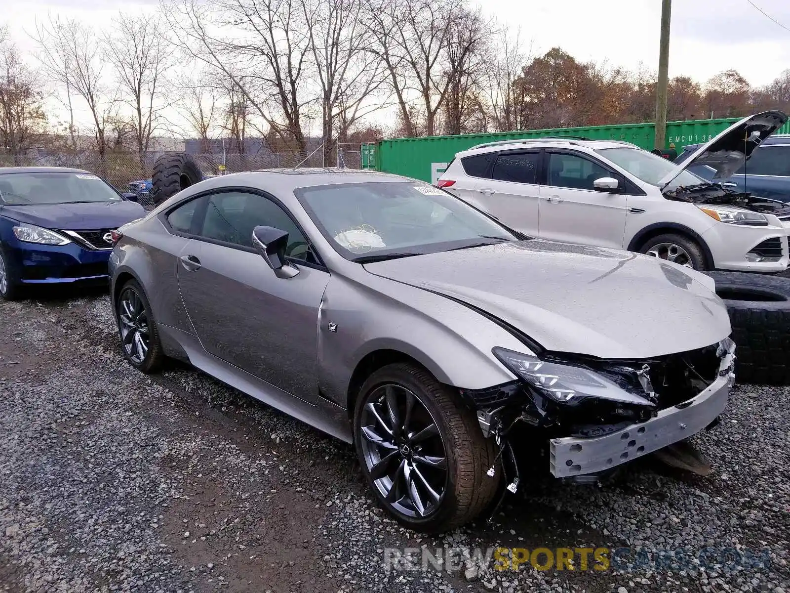 1 Photograph of a damaged car JTHSZ5BC6K5009096 LEXUS RC 350 2019