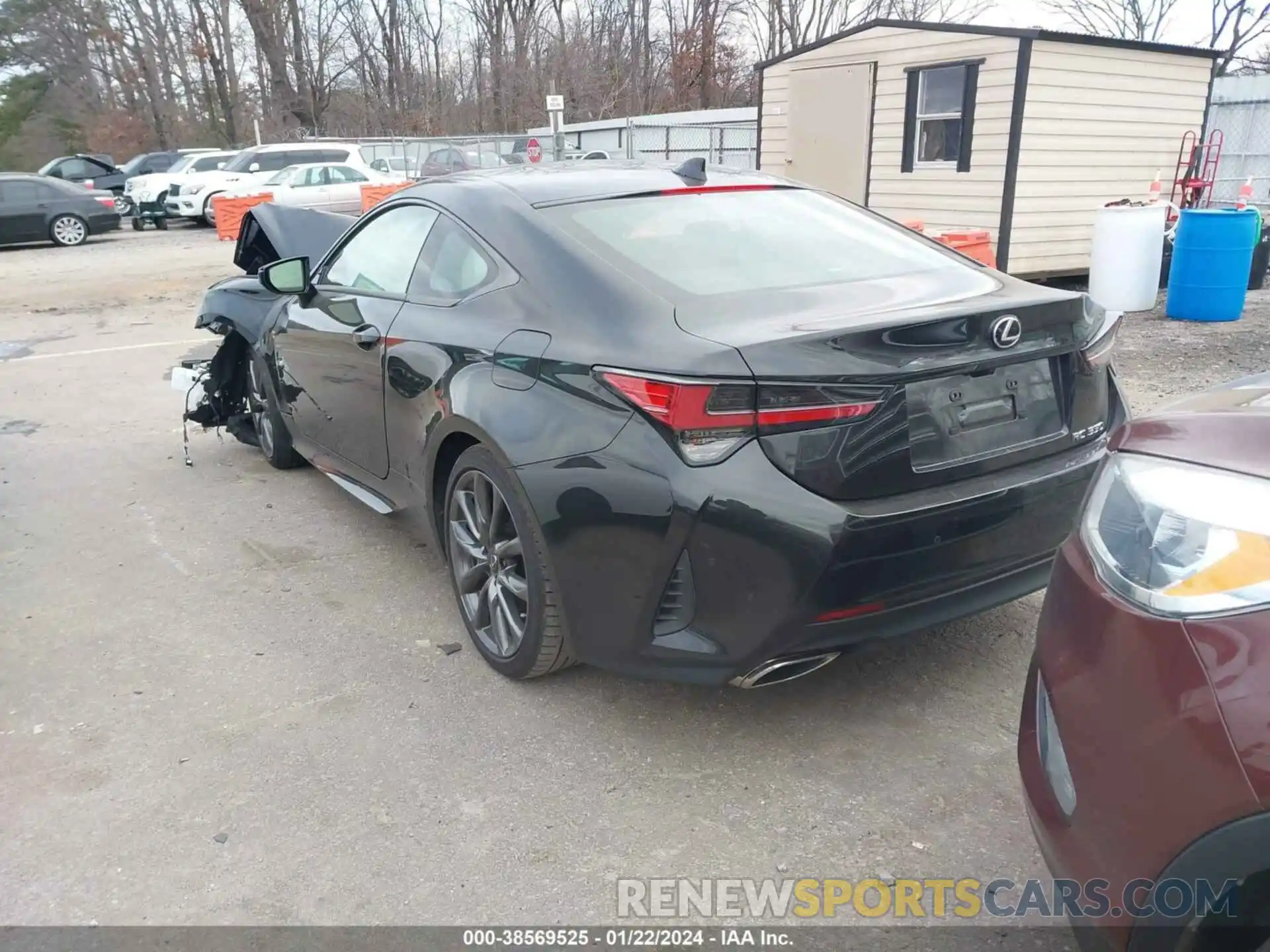 3 Фотография поврежденного автомобиля JTHGZ5BC6N5025809 LEXUS RC 350 2022