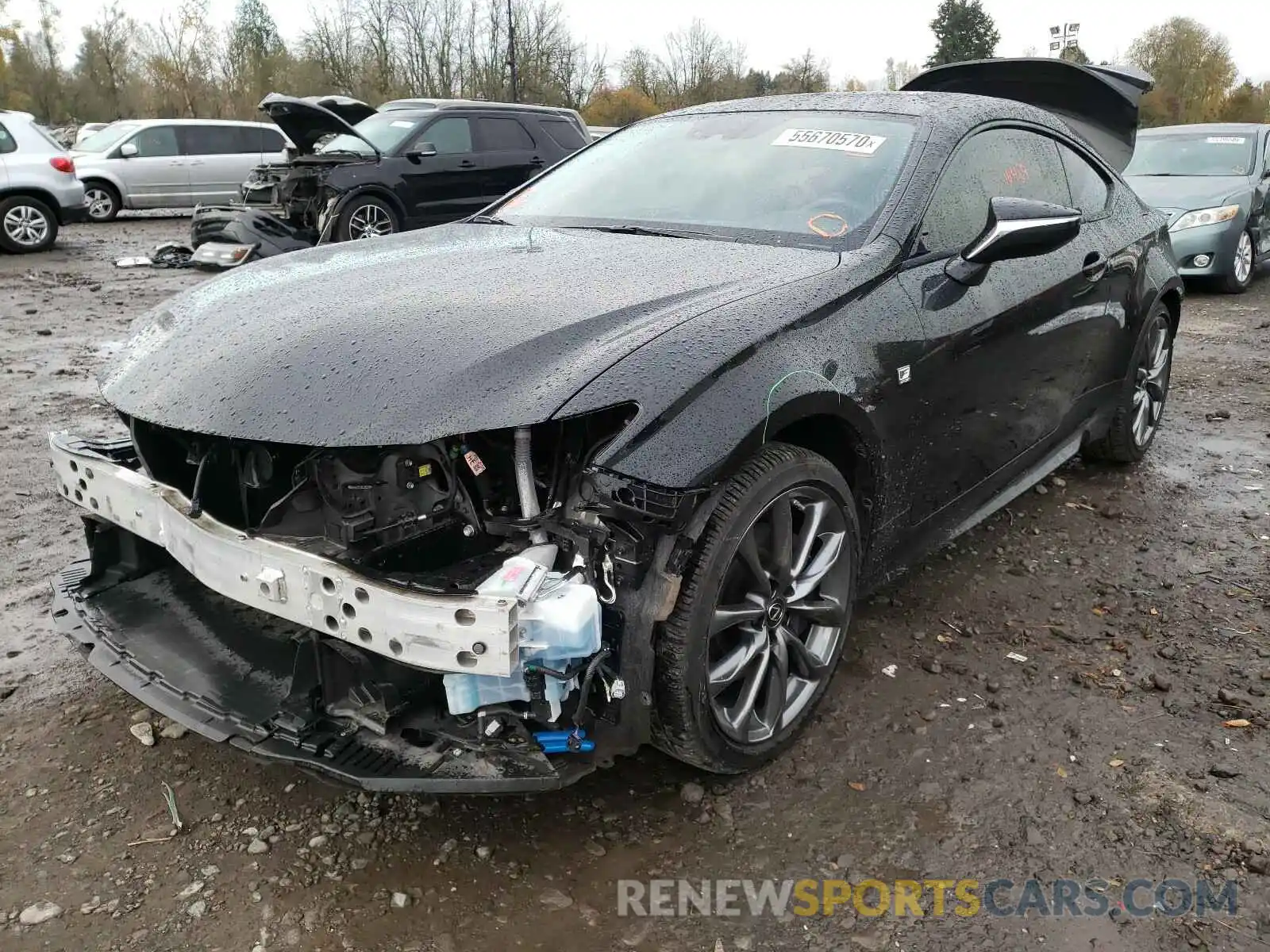 2 Photograph of a damaged car JTHGZ5DC5L5010082 LEXUS RC 350 F-S 2020