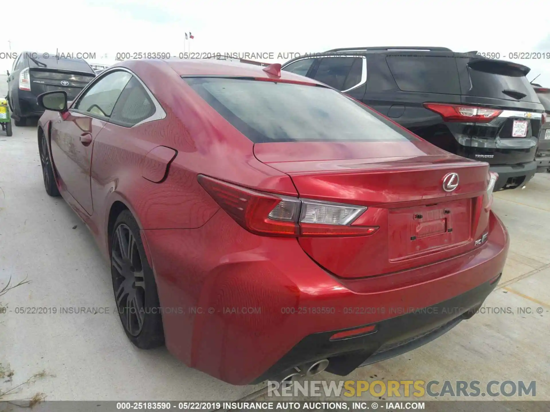 3 Photograph of a damaged car JTHHP5BC1K5007238 LEXUS RC-F 2019