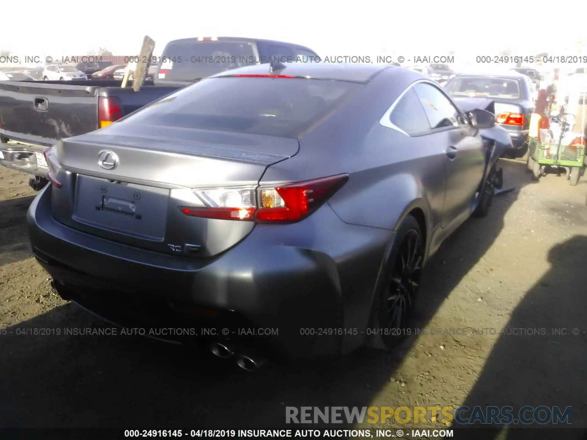 4 Фотография поврежденного автомобиля JTHHP5BC3K5006947 LEXUS RC-F 2019