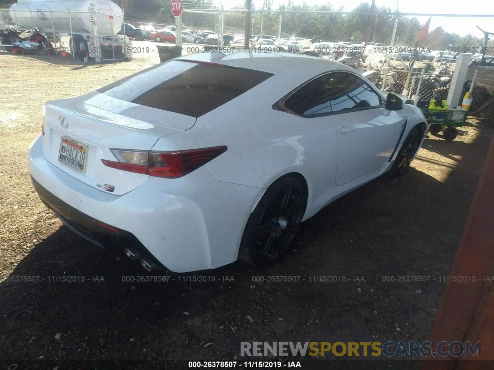 4 Фотография поврежденного автомобиля JTHHP5BC3K5007242 LEXUS RC-F 2019