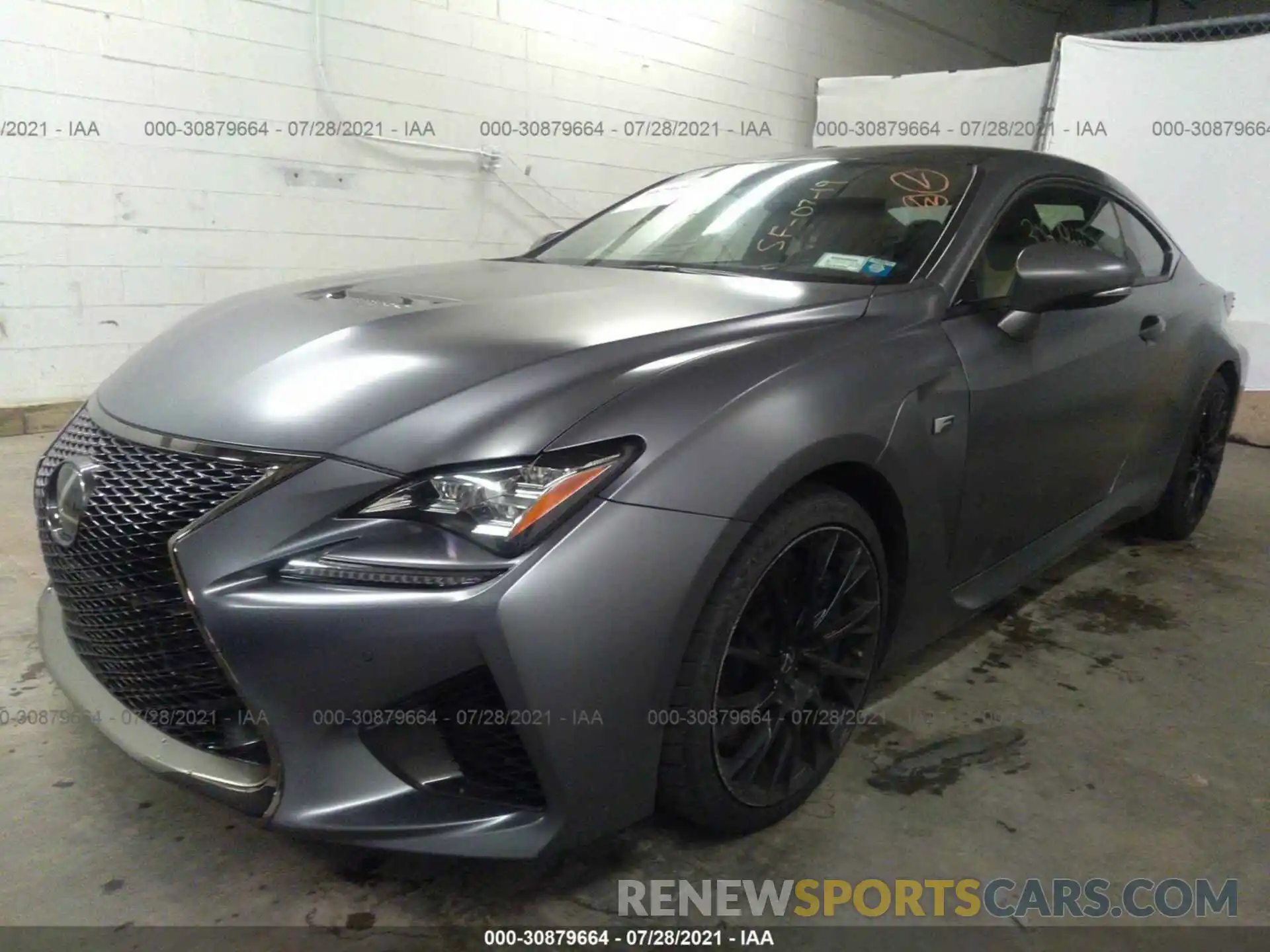 2 Photograph of a damaged car JTHHP5BC6K5007056 LEXUS RC F 2019