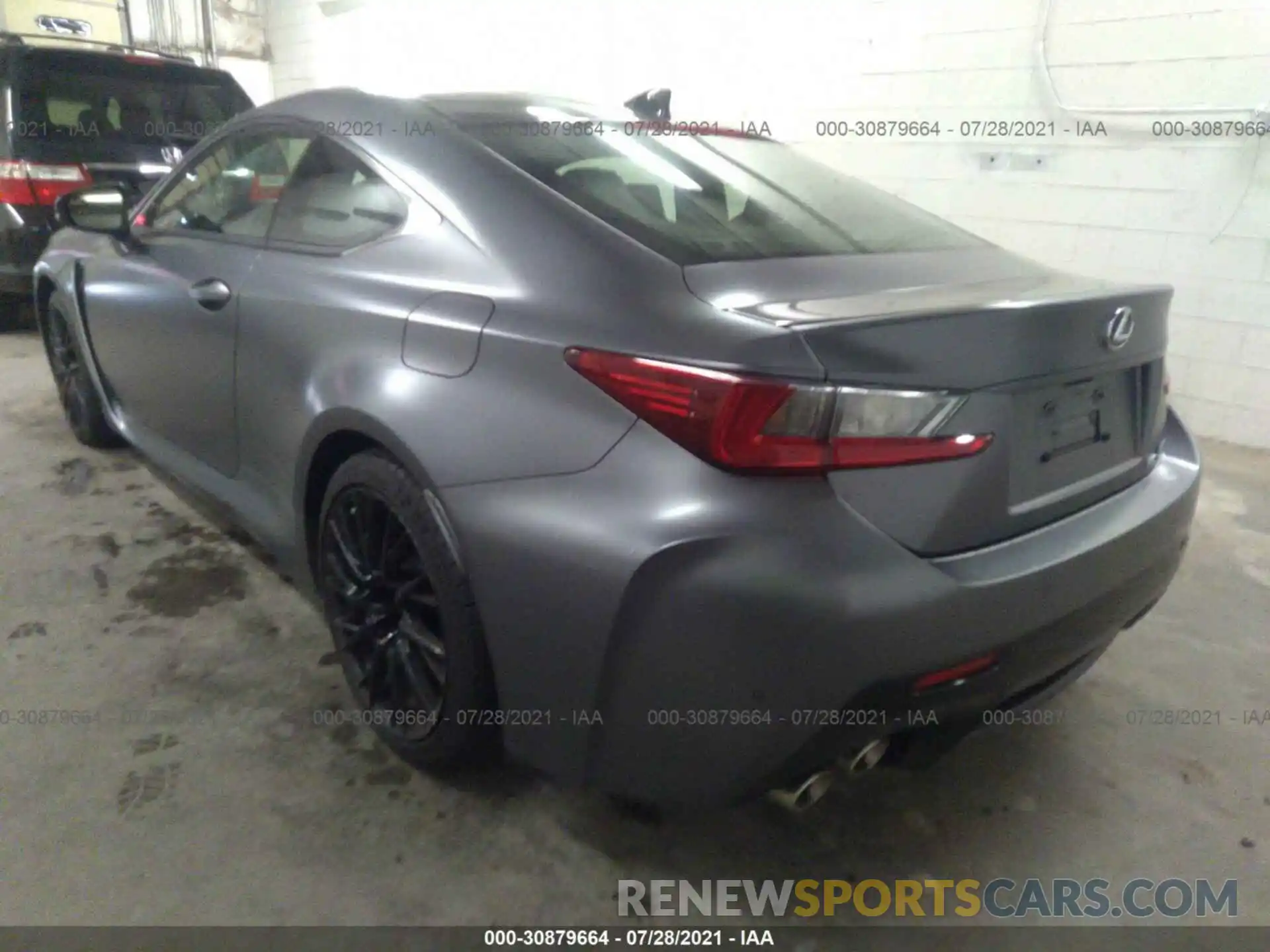 3 Фотография поврежденного автомобиля JTHHP5BC6K5007056 LEXUS RC F 2019