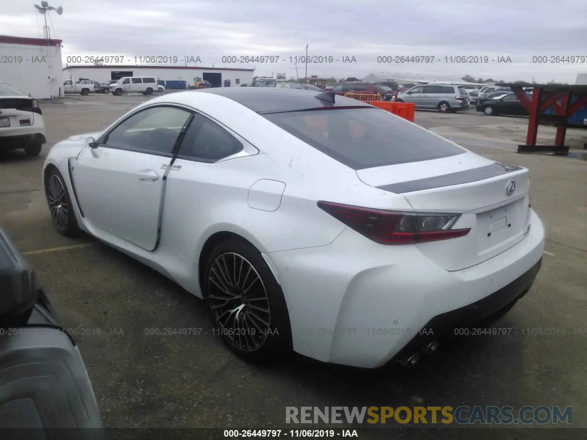 3 Фотография поврежденного автомобиля JTHHP5BCXK5007285 LEXUS RC-F 2019