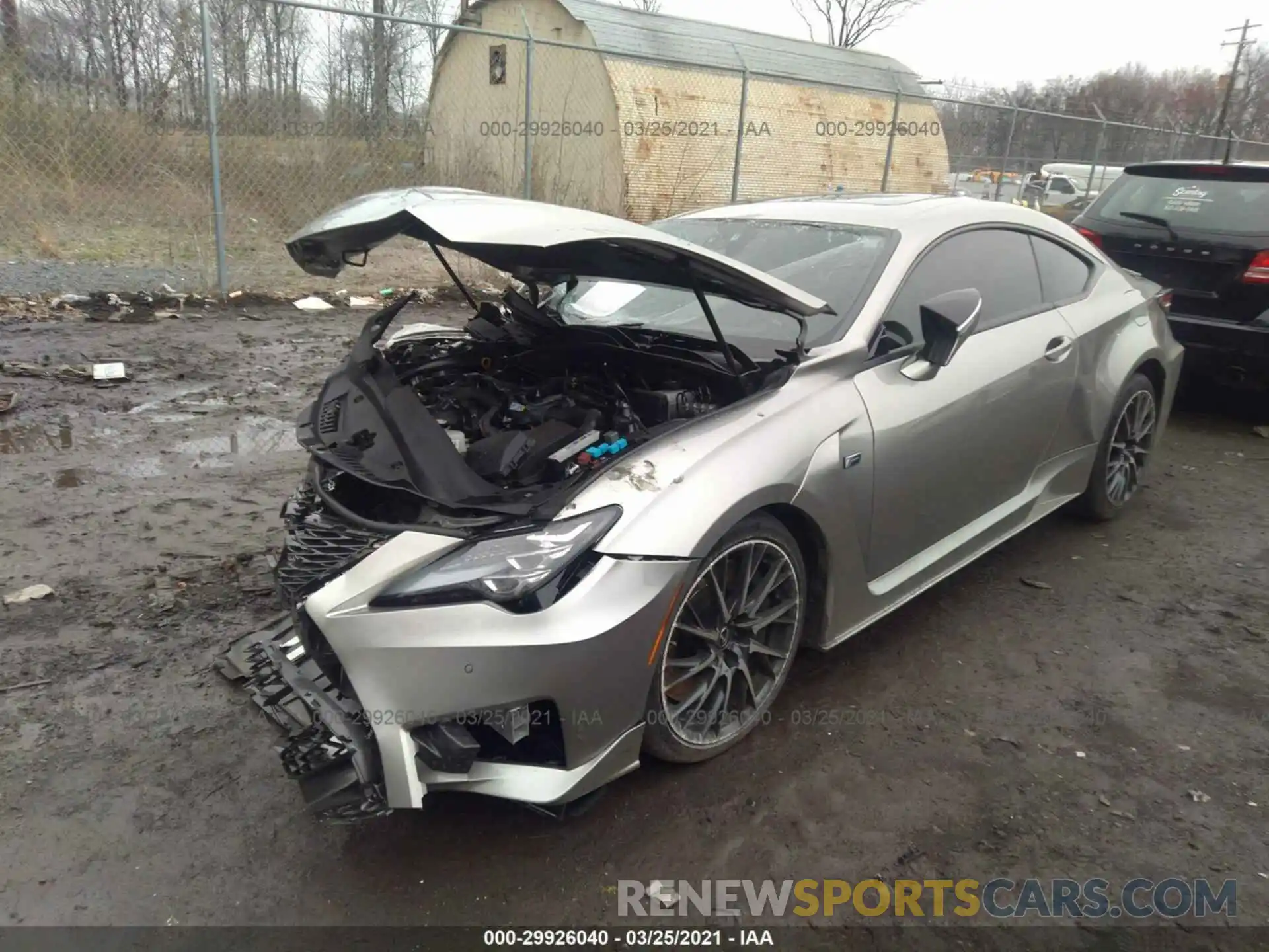 2 Photograph of a damaged car JTHDP5BC3L5007550 LEXUS RC F 2020