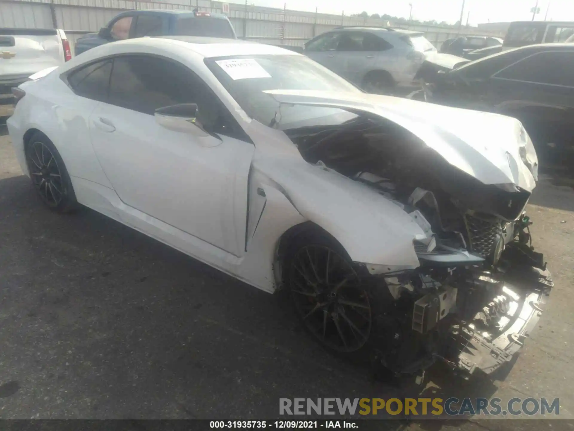 1 Photograph of a damaged car JTHDP5BCXL5007870 LEXUS RC F 2020