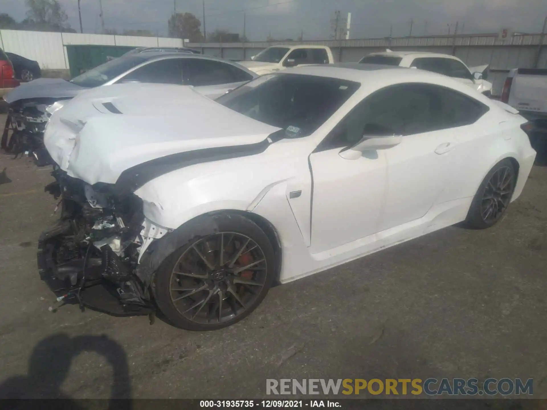 2 Photograph of a damaged car JTHDP5BCXL5007870 LEXUS RC F 2020