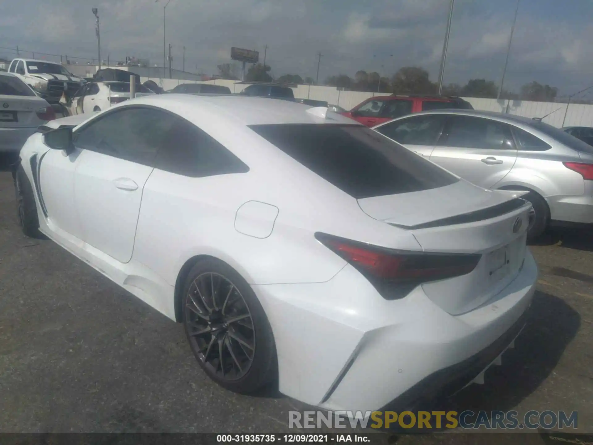 3 Фотография поврежденного автомобиля JTHDP5BCXL5007870 LEXUS RC F 2020