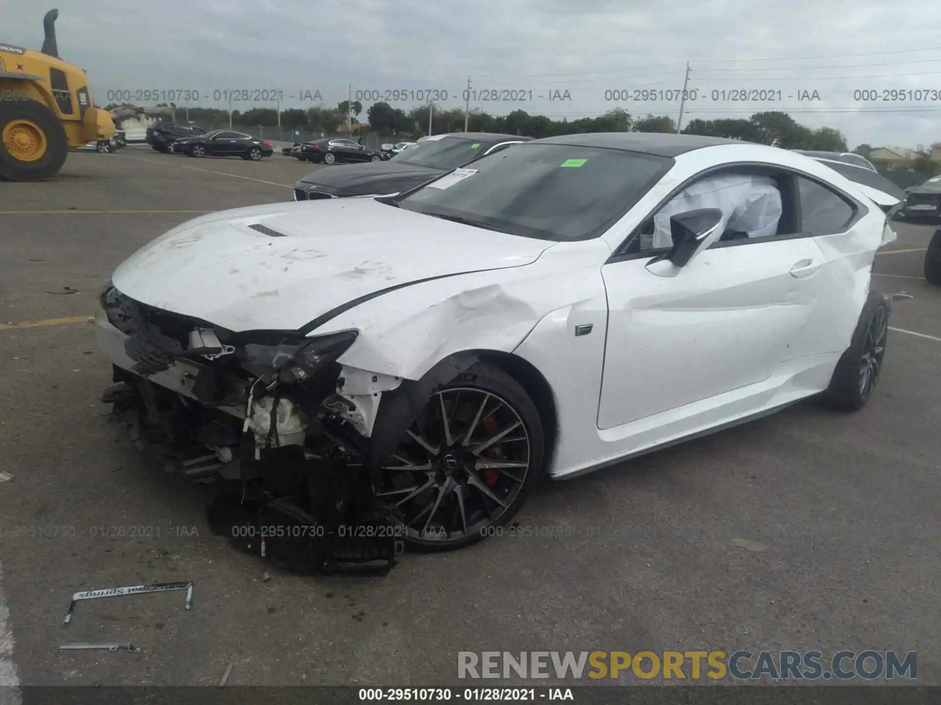 2 Photograph of a damaged car JTHJP5BCXL5007631 LEXUS RC F 2020