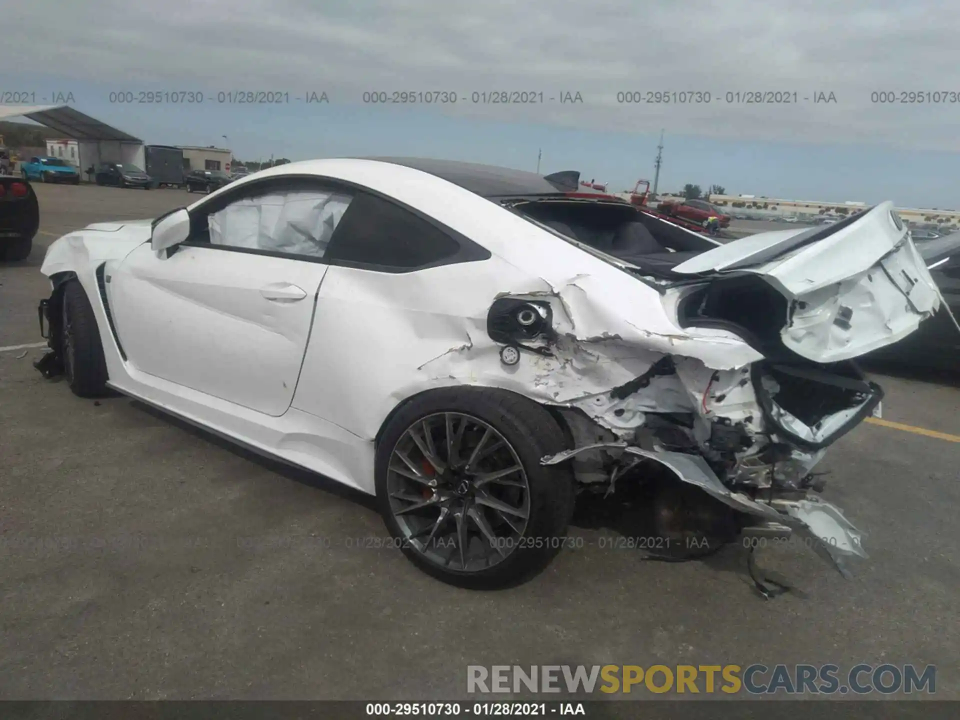 3 Photograph of a damaged car JTHJP5BCXL5007631 LEXUS RC F 2020