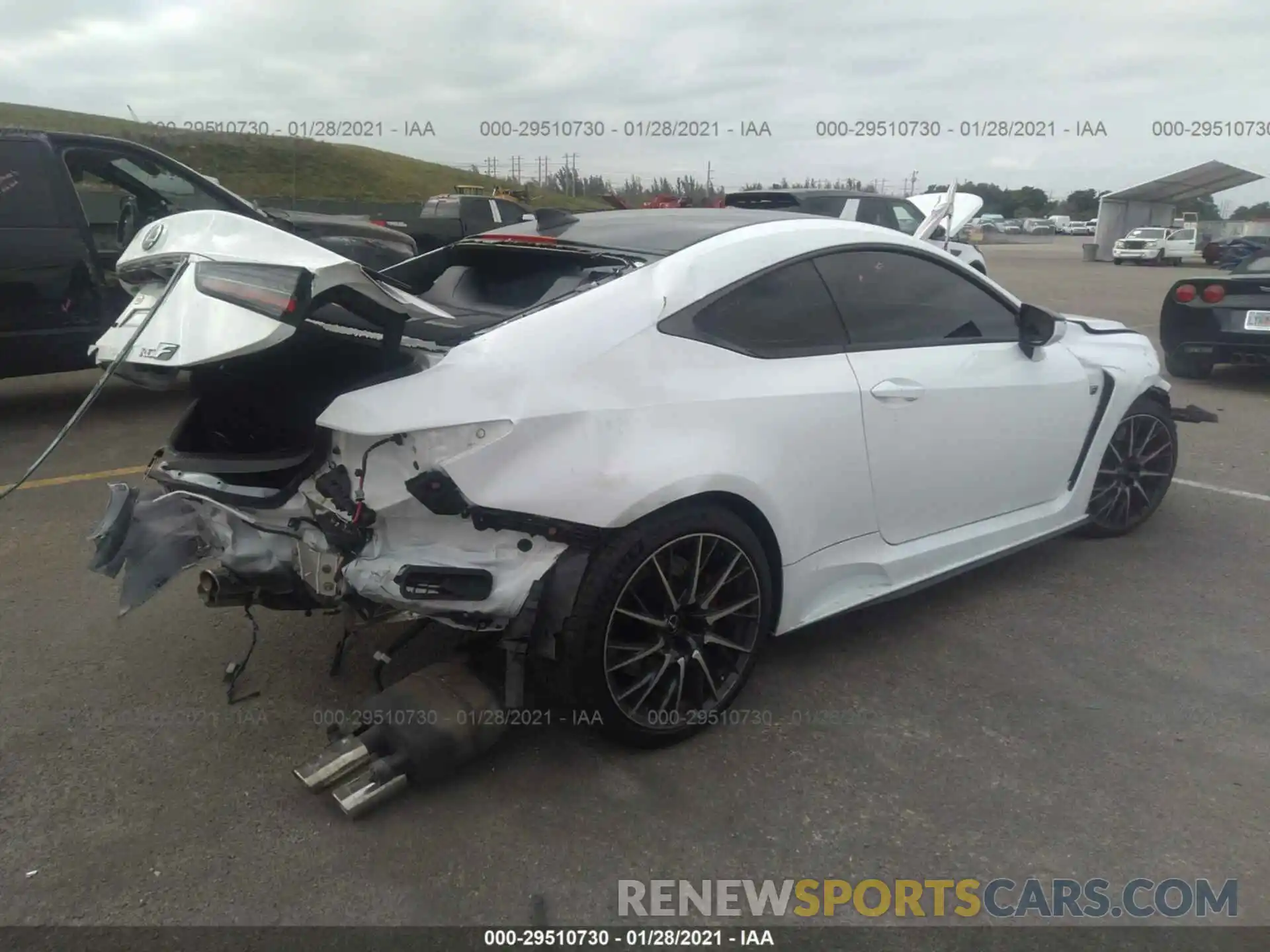 4 Photograph of a damaged car JTHJP5BCXL5007631 LEXUS RC F 2020