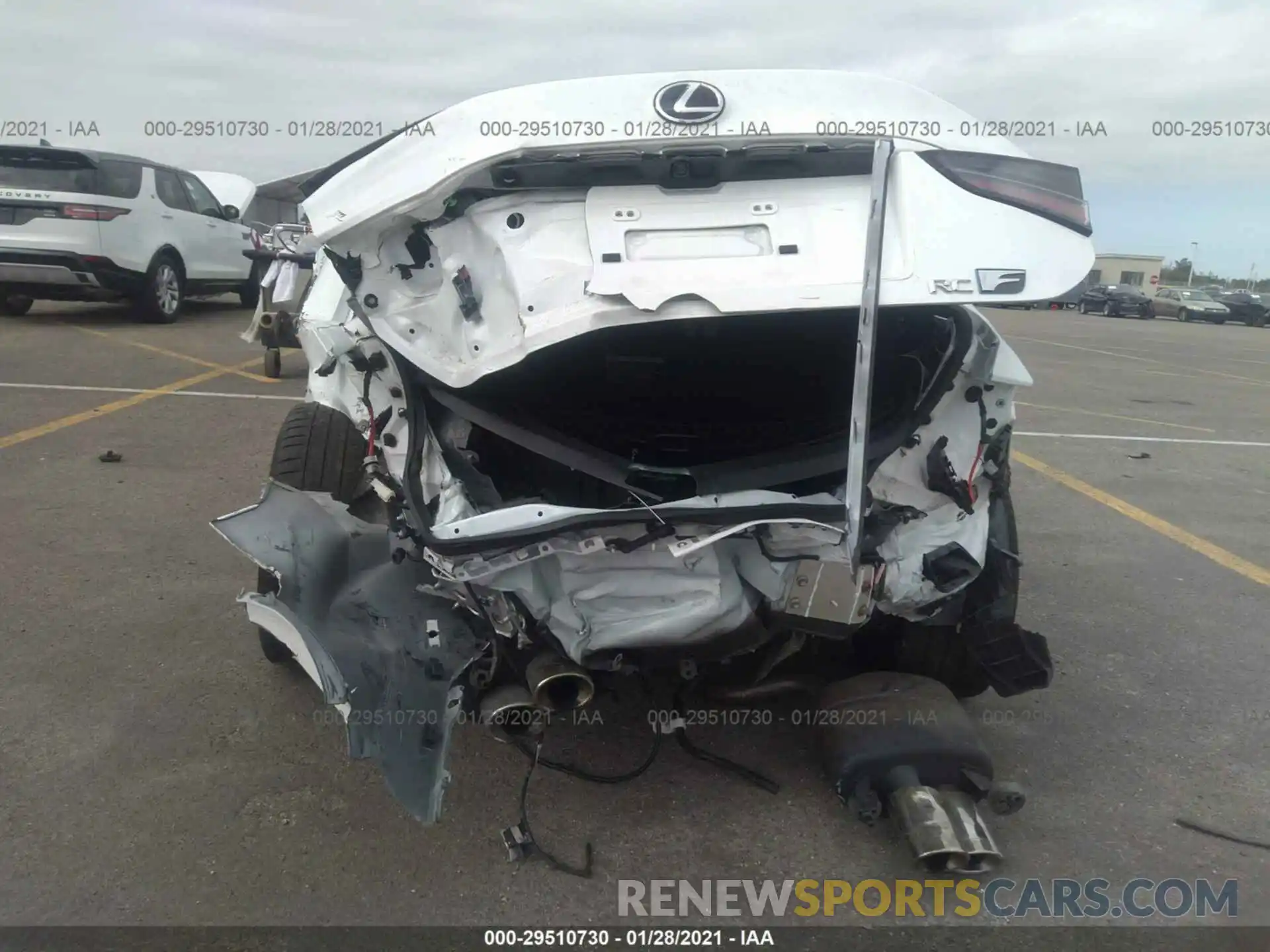 6 Photograph of a damaged car JTHJP5BCXL5007631 LEXUS RC F 2020