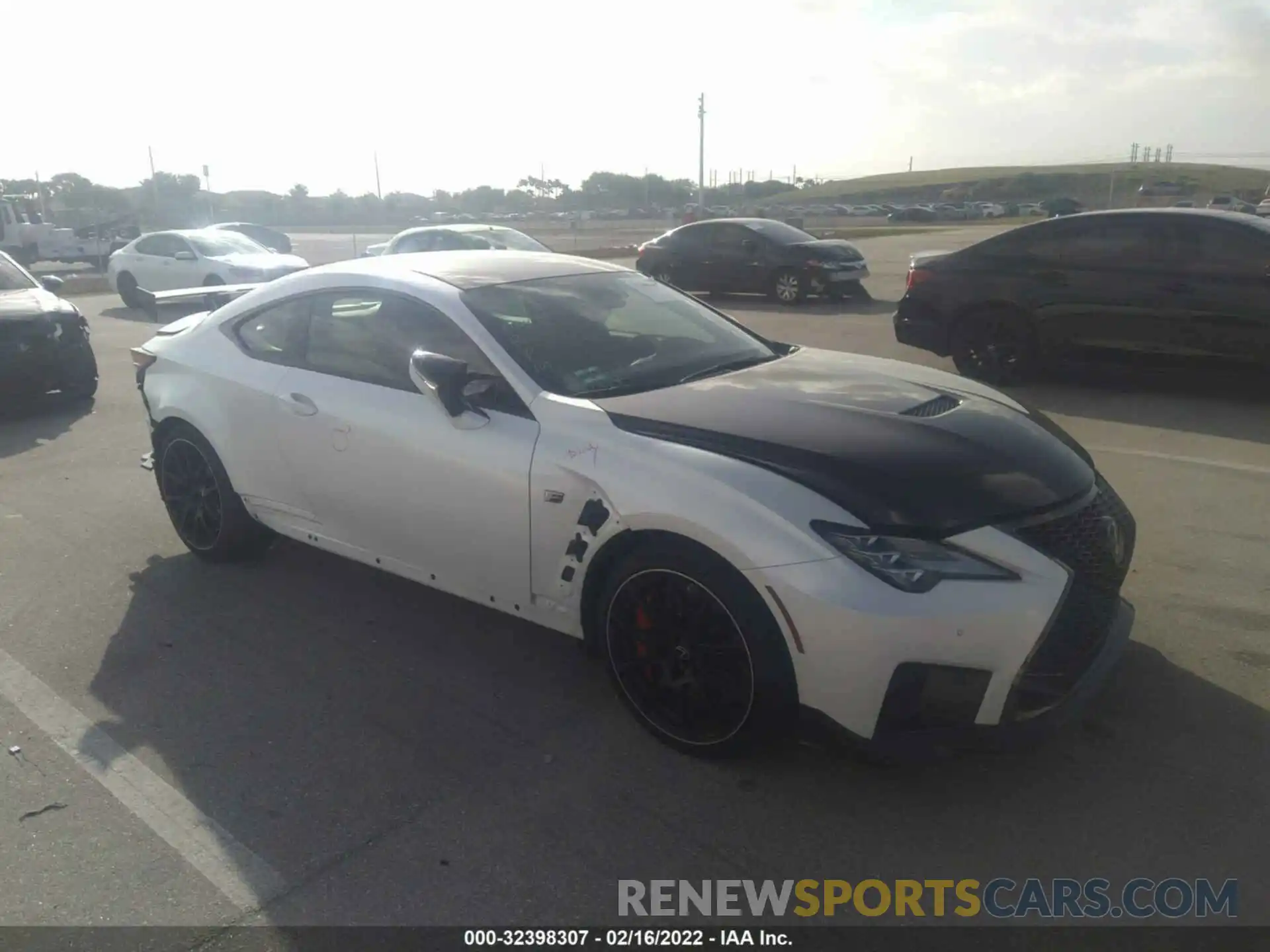 1 Photograph of a damaged car JTHYP5BCXM5008018 LEXUS RC F 2021