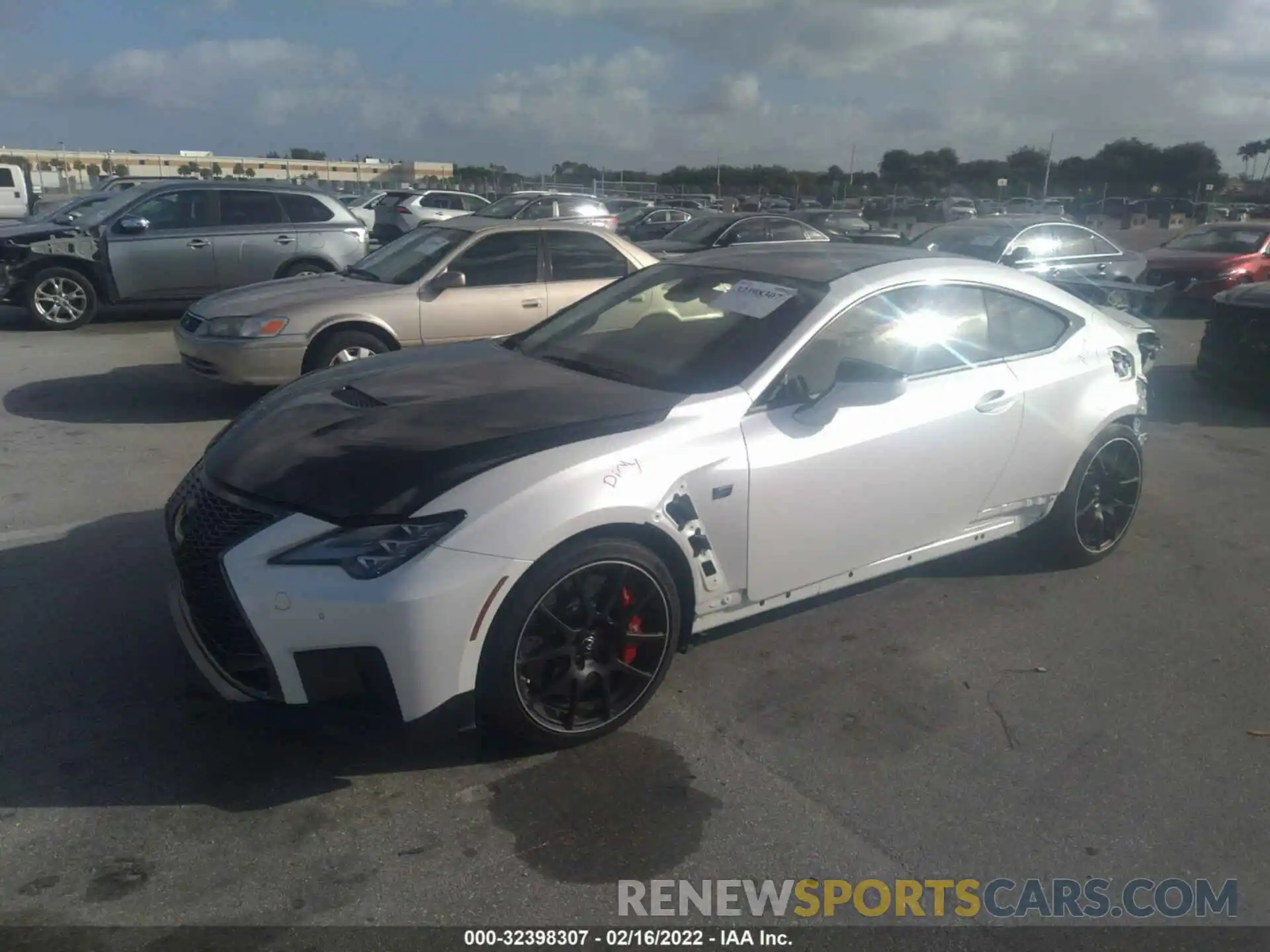 2 Photograph of a damaged car JTHYP5BCXM5008018 LEXUS RC F 2021