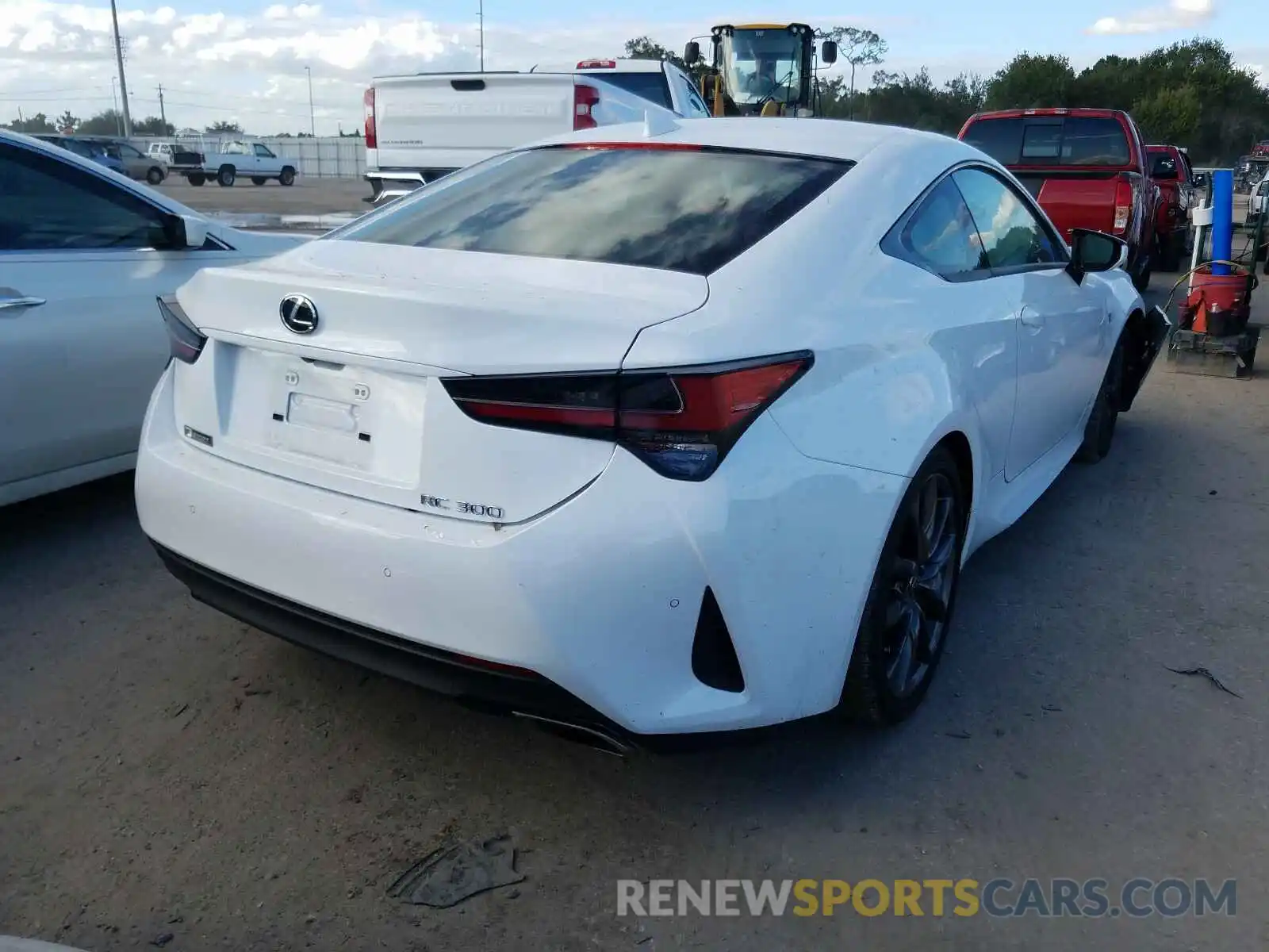 4 Photograph of a damaged car JTHHA5BC0K5009869 LEXUS RC300 2019