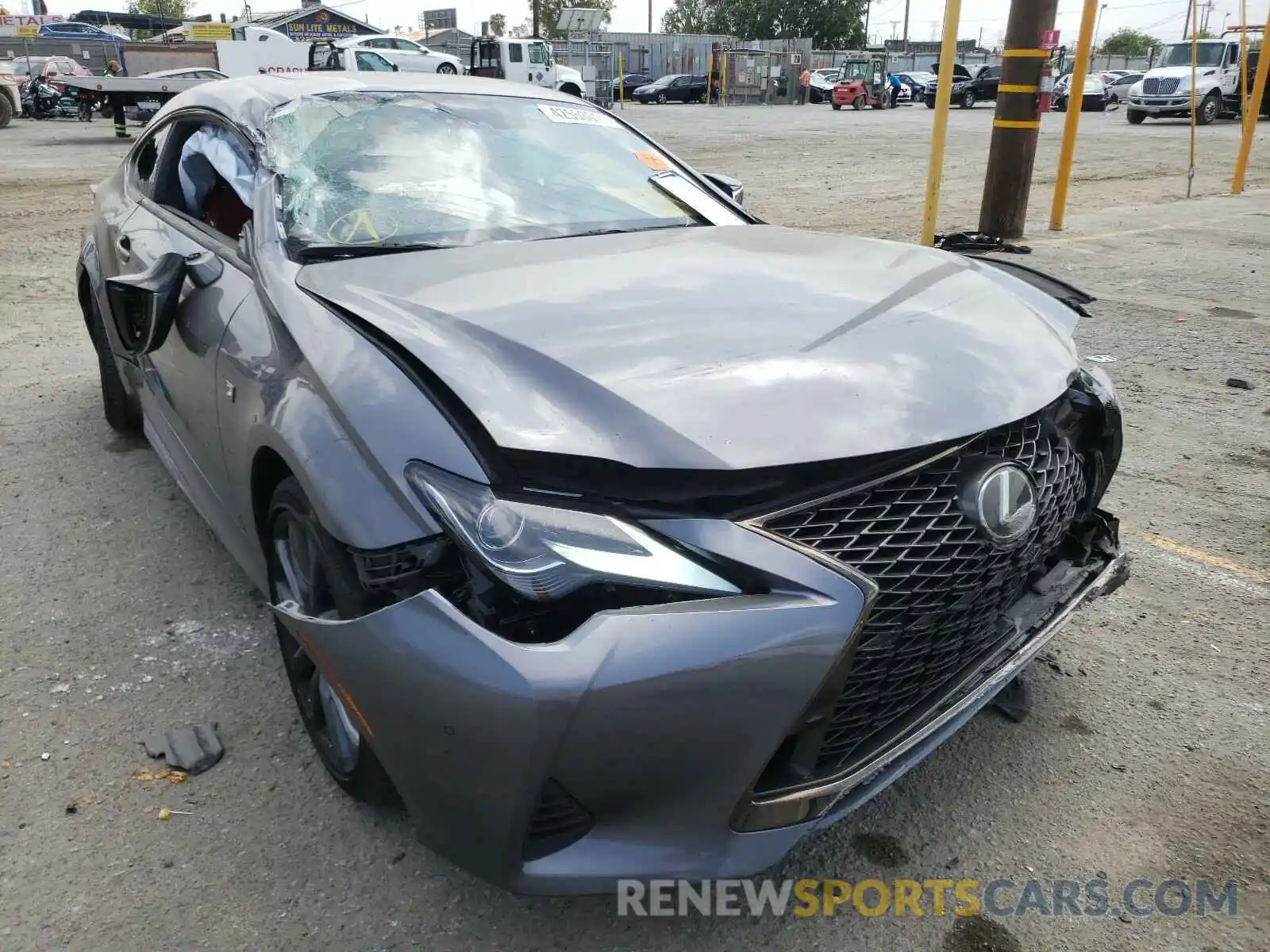 1 Photograph of a damaged car JTHHA5BC0K5010021 LEXUS RC300 2019