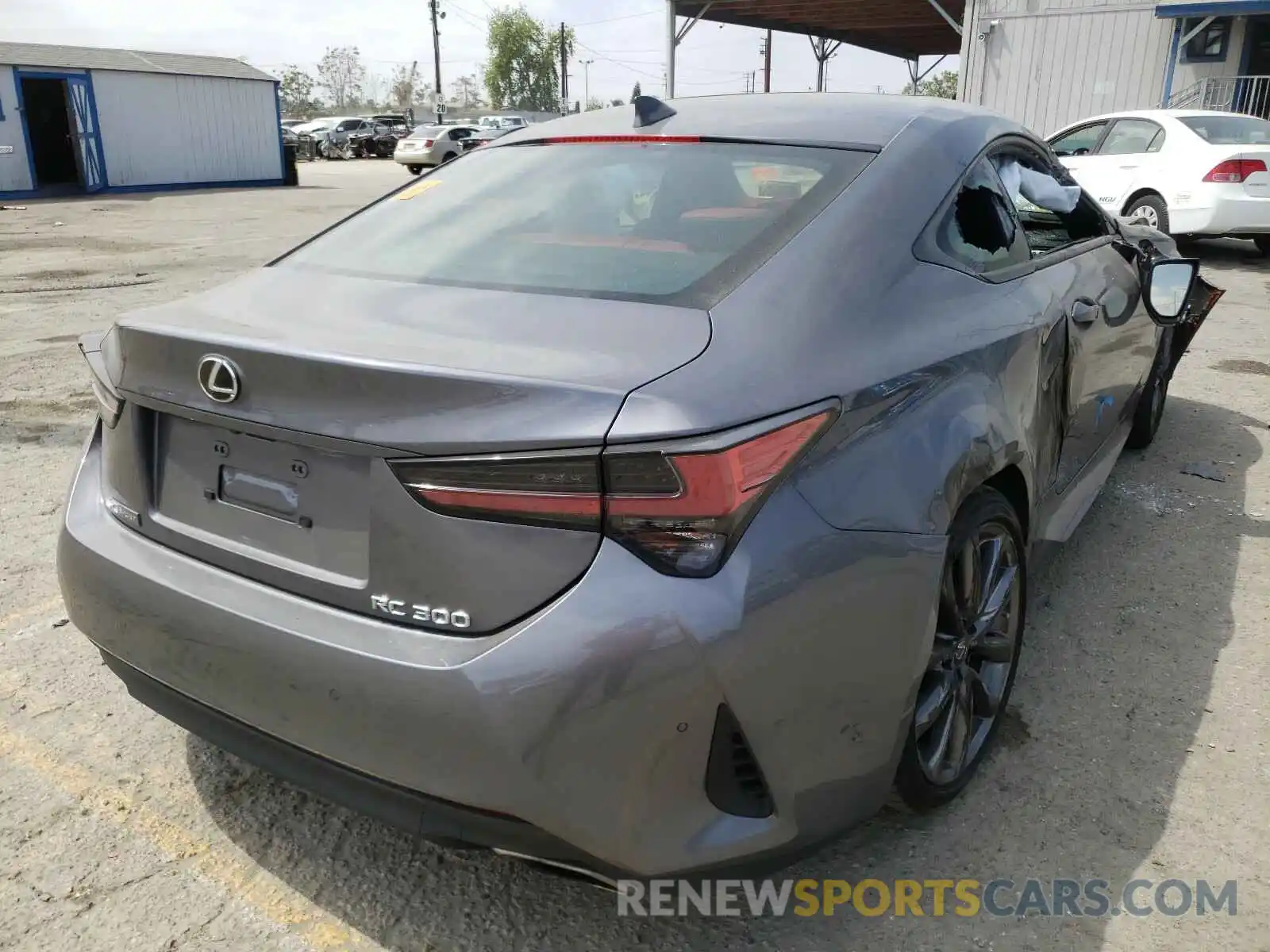 4 Photograph of a damaged car JTHHA5BC0K5010021 LEXUS RC300 2019