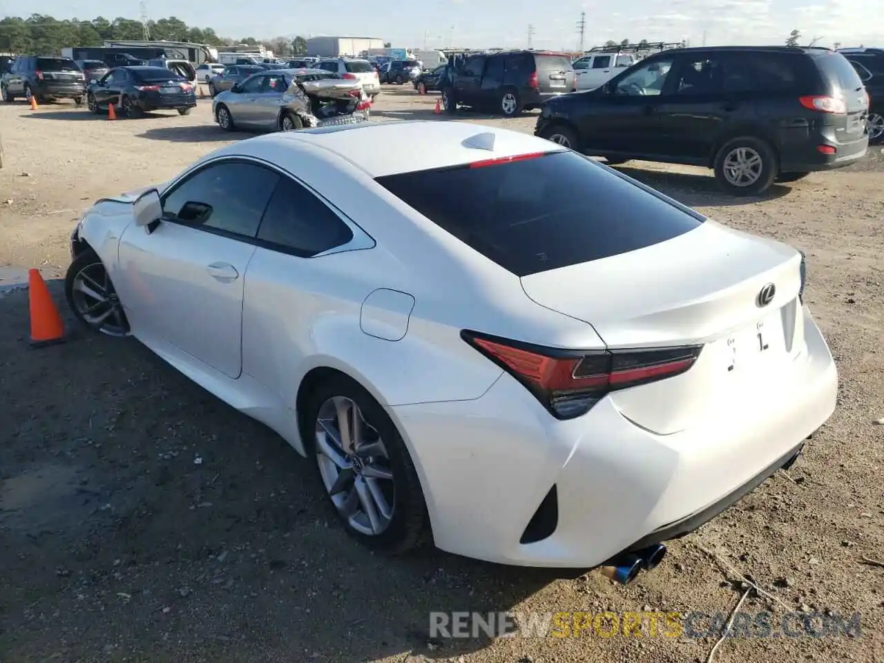 3 Photograph of a damaged car JTHHA5BC1K5009220 LEXUS RC300 2019