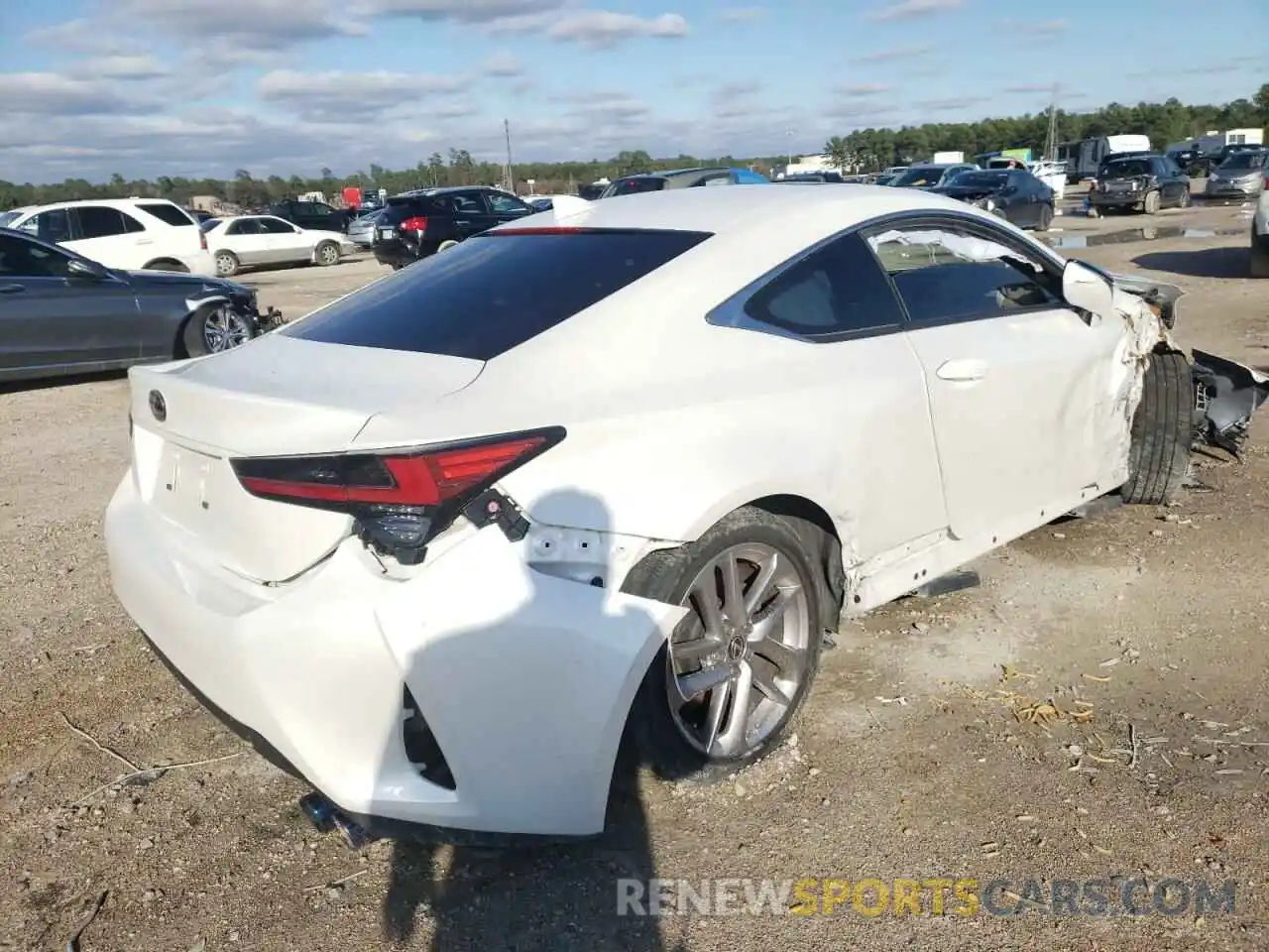 4 Фотография поврежденного автомобиля JTHHA5BC1K5009220 LEXUS RC300 2019