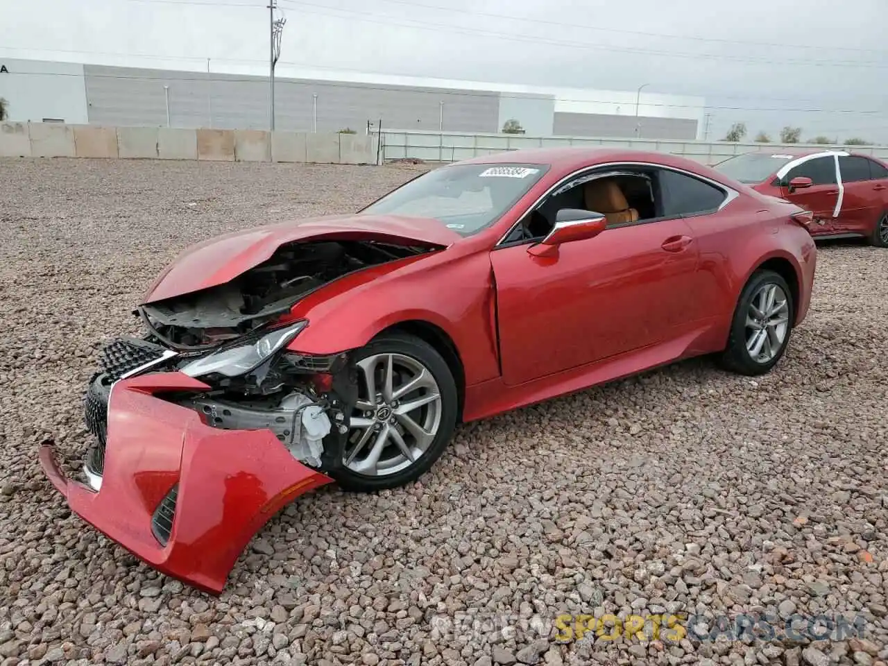 1 Photograph of a damaged car JTHHA5BC1K5010321 LEXUS RC300 2019