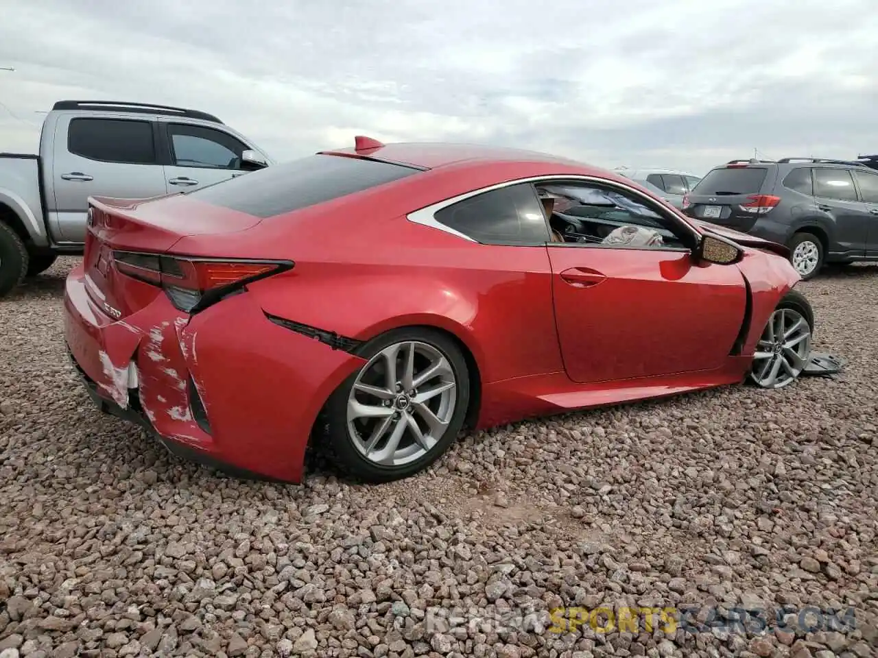 3 Photograph of a damaged car JTHHA5BC1K5010321 LEXUS RC300 2019