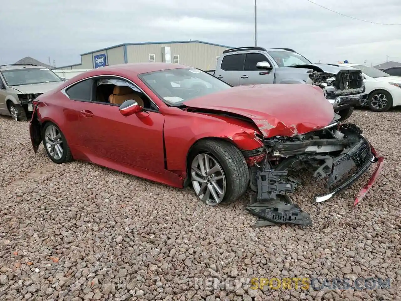 4 Фотография поврежденного автомобиля JTHHA5BC1K5010321 LEXUS RC300 2019