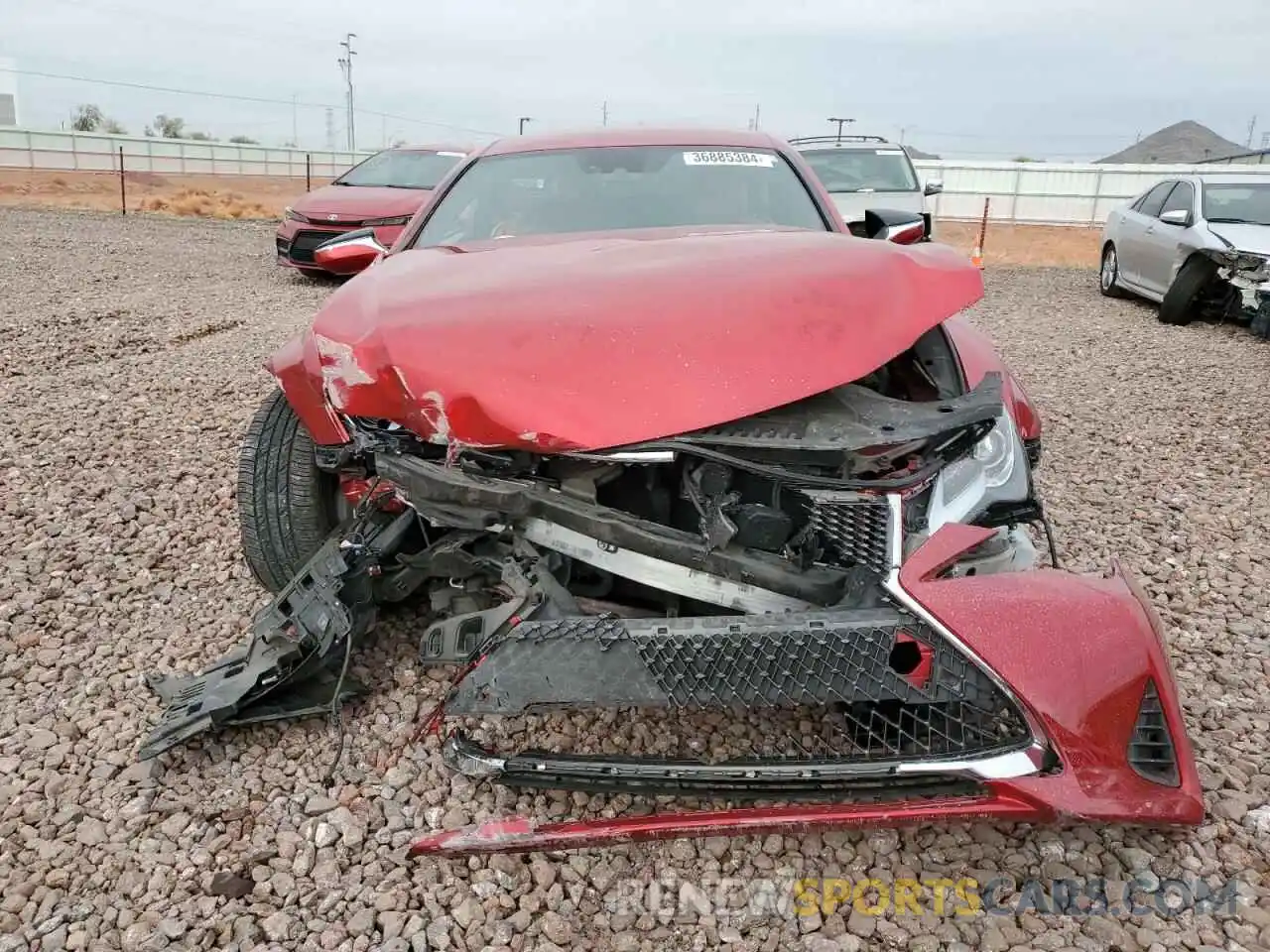 5 Photograph of a damaged car JTHHA5BC1K5010321 LEXUS RC300 2019