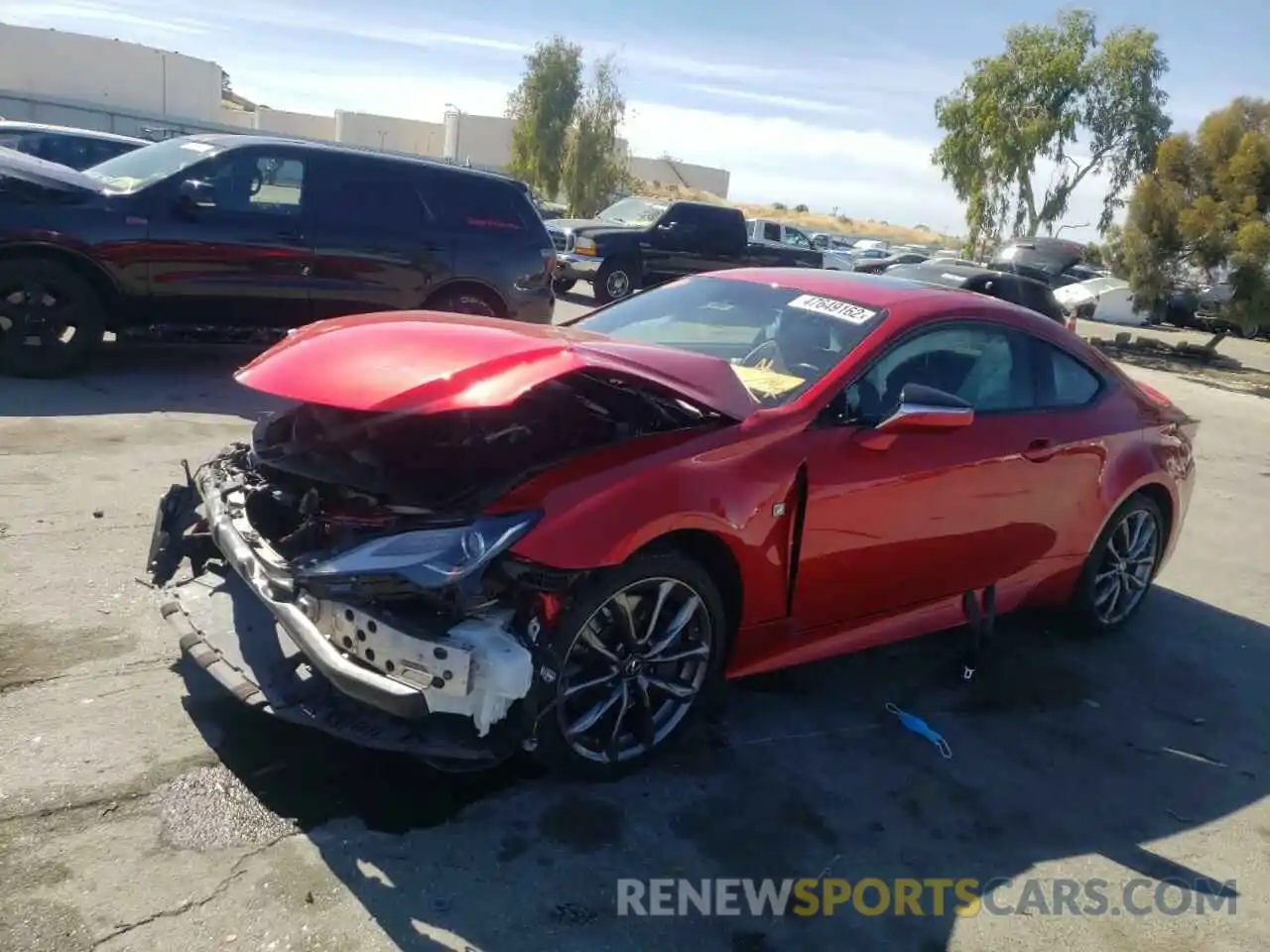 2 Photograph of a damaged car JTHHA5BC3K5009106 LEXUS RC300 2019