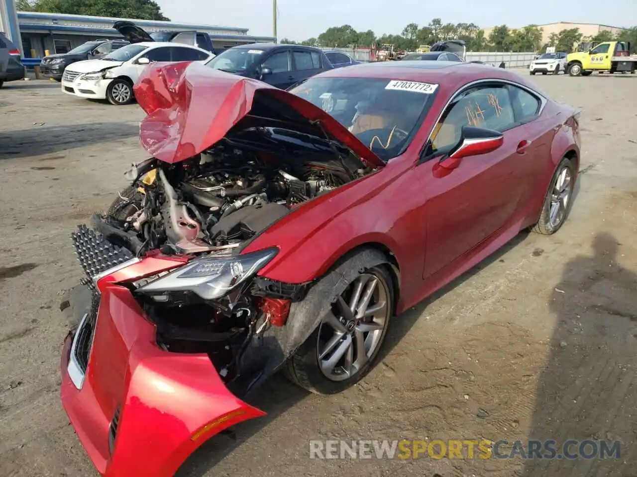 2 Photograph of a damaged car JTHHA5BC3K5009171 LEXUS RC300 2019