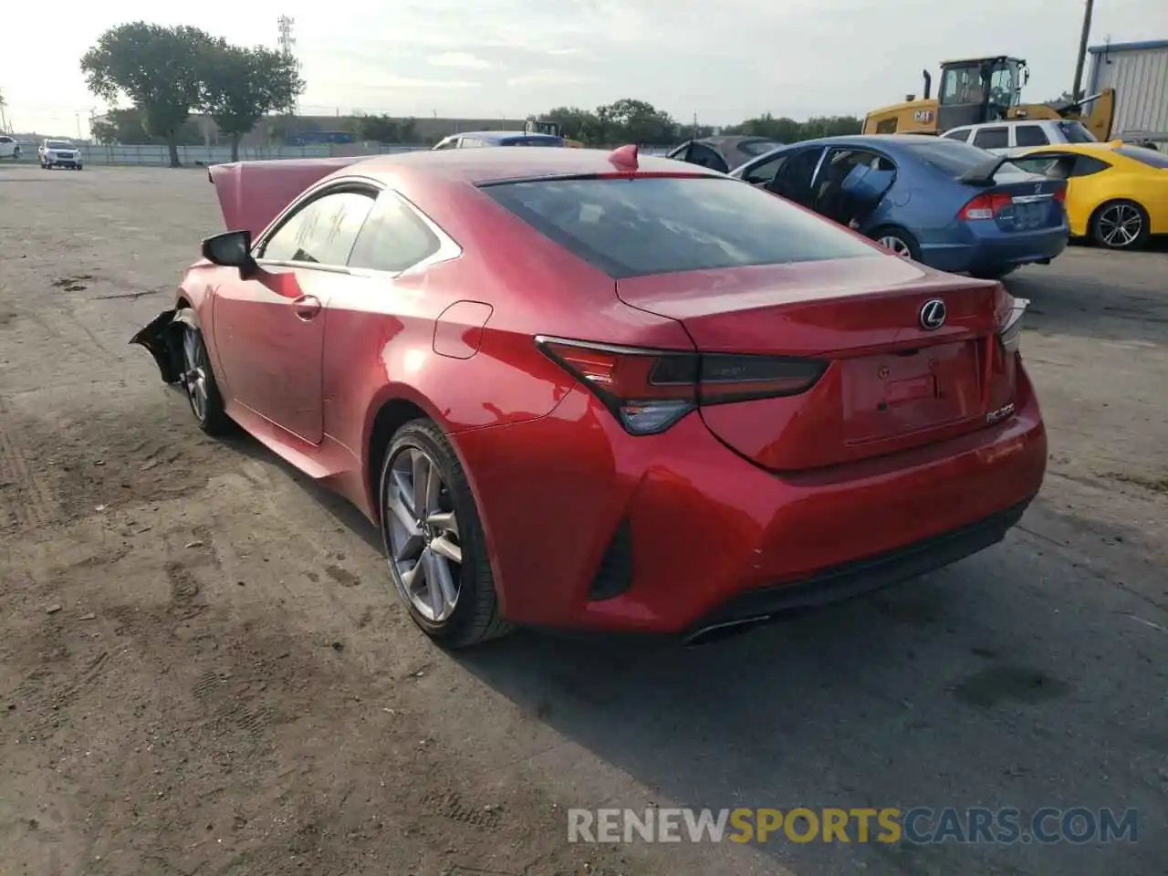 3 Фотография поврежденного автомобиля JTHHA5BC3K5009171 LEXUS RC300 2019