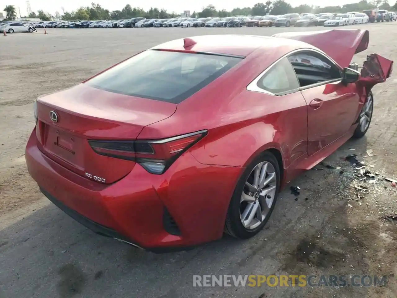 4 Photograph of a damaged car JTHHA5BC3K5009171 LEXUS RC300 2019