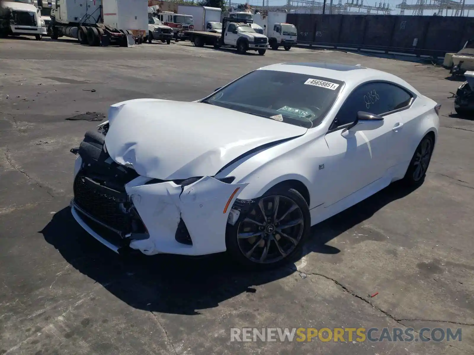 2 Photograph of a damaged car JTHHA5BC3K5010126 LEXUS RC300 2019