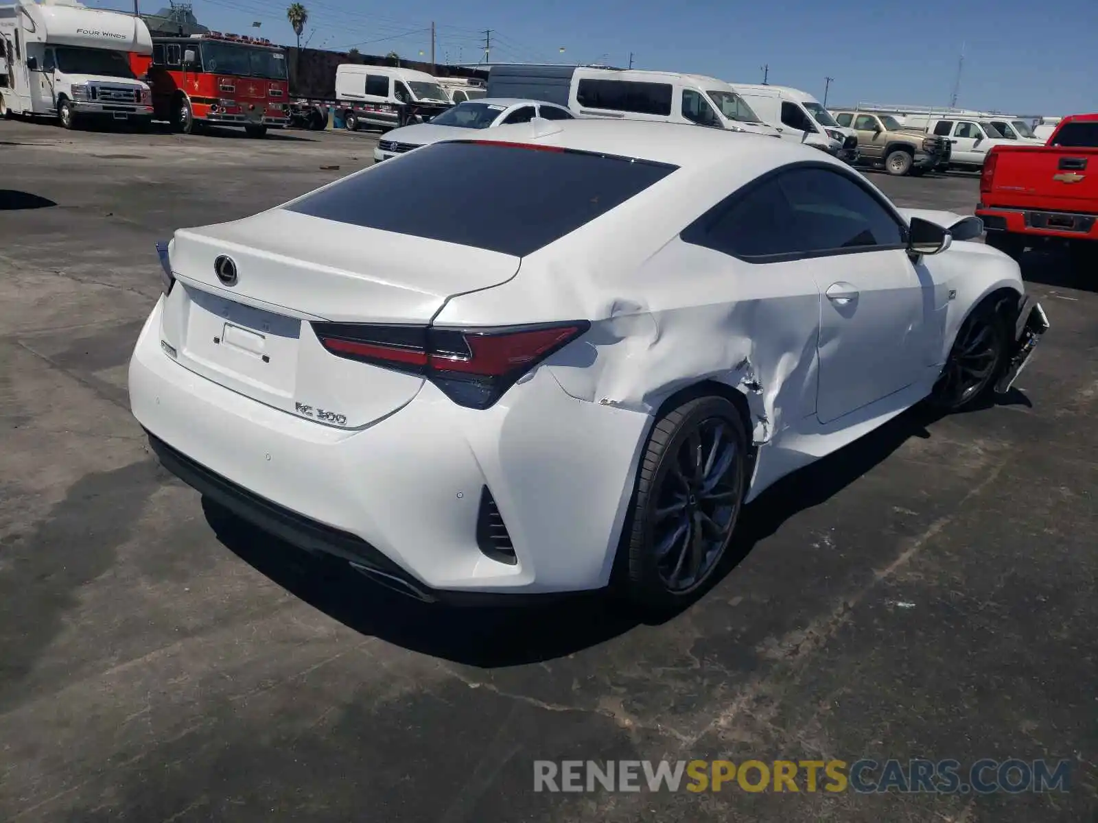 4 Photograph of a damaged car JTHHA5BC3K5010126 LEXUS RC300 2019