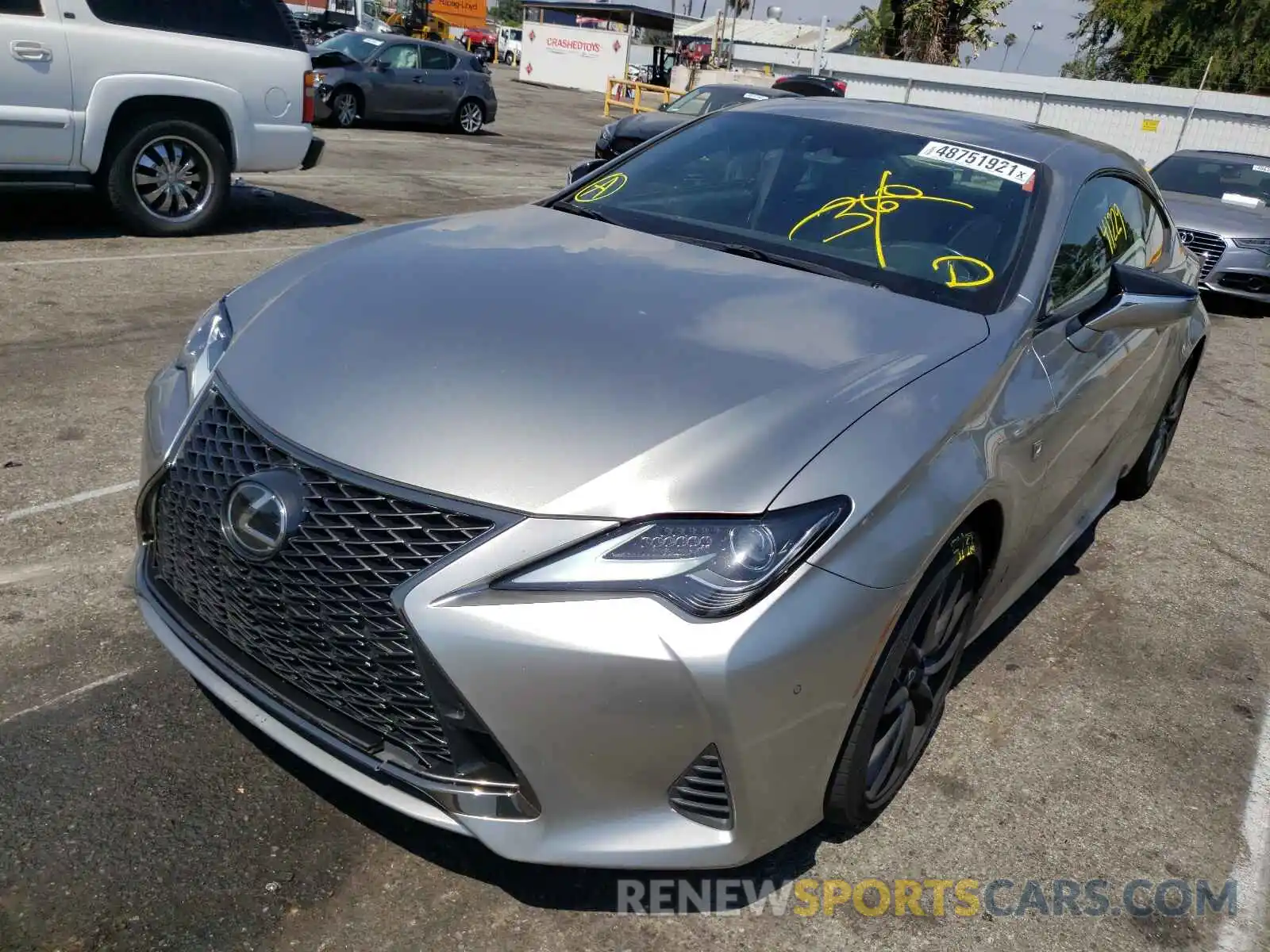 2 Photograph of a damaged car JTHHA5BC5K5008961 LEXUS RC300 2019