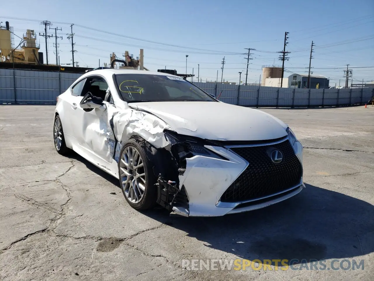 1 Photograph of a damaged car JTHHA5BC5K5009639 LEXUS RC300 2019