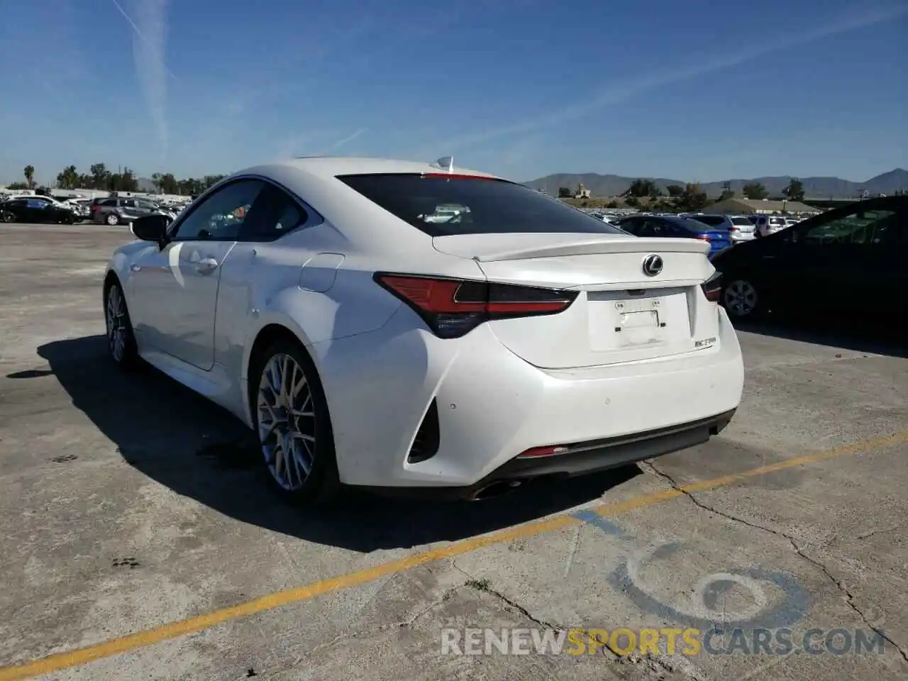 3 Photograph of a damaged car JTHHA5BC5K5009639 LEXUS RC300 2019