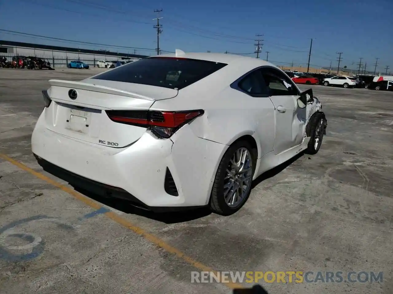 4 Photograph of a damaged car JTHHA5BC5K5009639 LEXUS RC300 2019