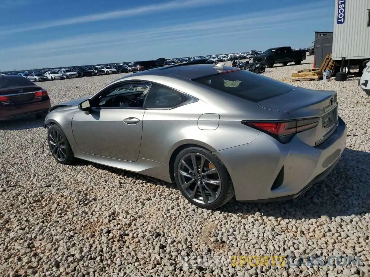 2 Photograph of a damaged car JTHHA5BC5K5009835 LEXUS RC300 2019