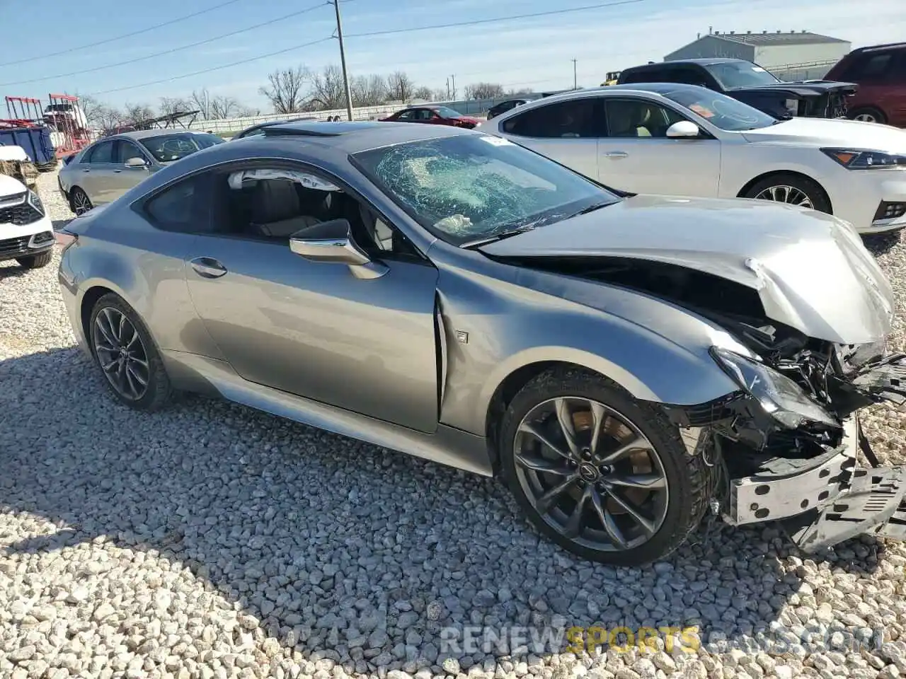 4 Photograph of a damaged car JTHHA5BC5K5009835 LEXUS RC300 2019