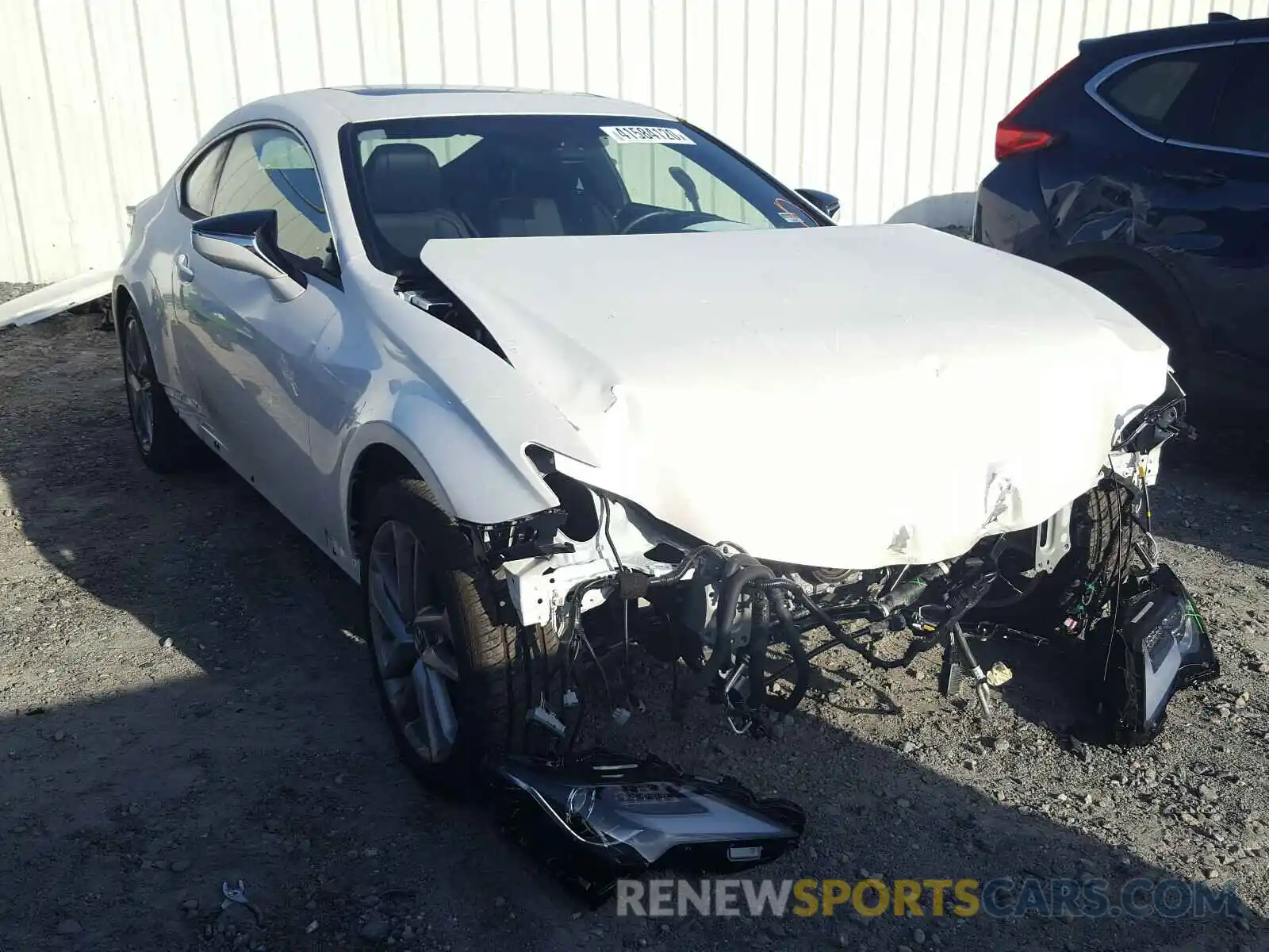 1 Photograph of a damaged car JTHHA5BC7K5010355 LEXUS RC300 2019