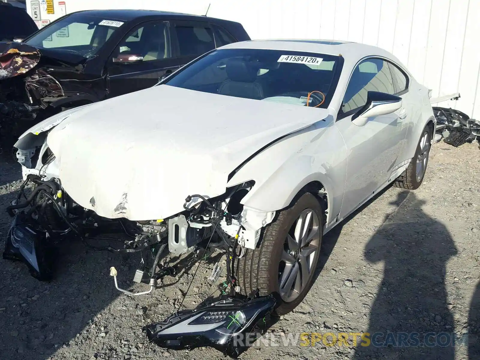 2 Photograph of a damaged car JTHHA5BC7K5010355 LEXUS RC300 2019