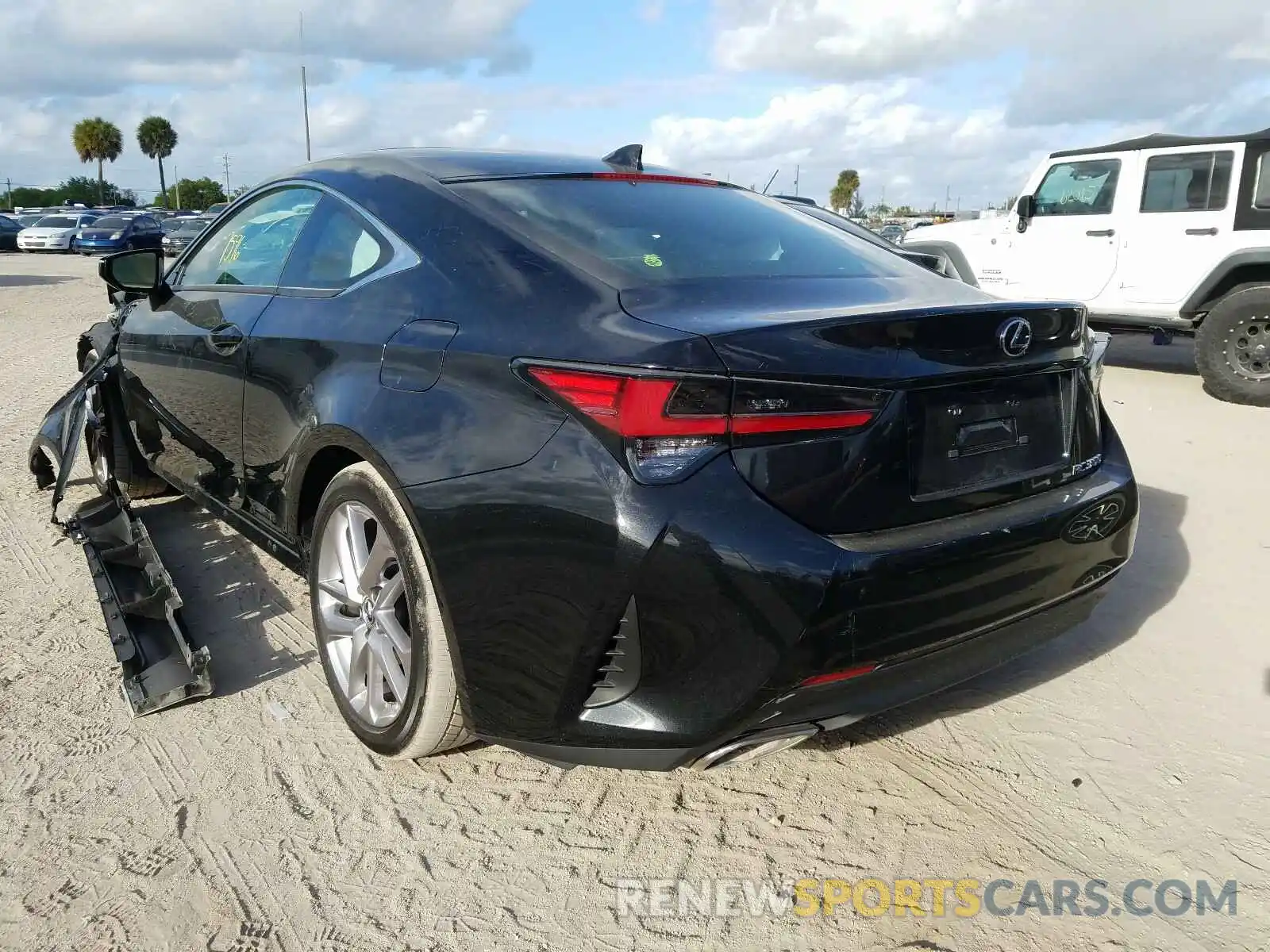 3 Photograph of a damaged car JTHHA5BC8K5009246 LEXUS RC300 2019