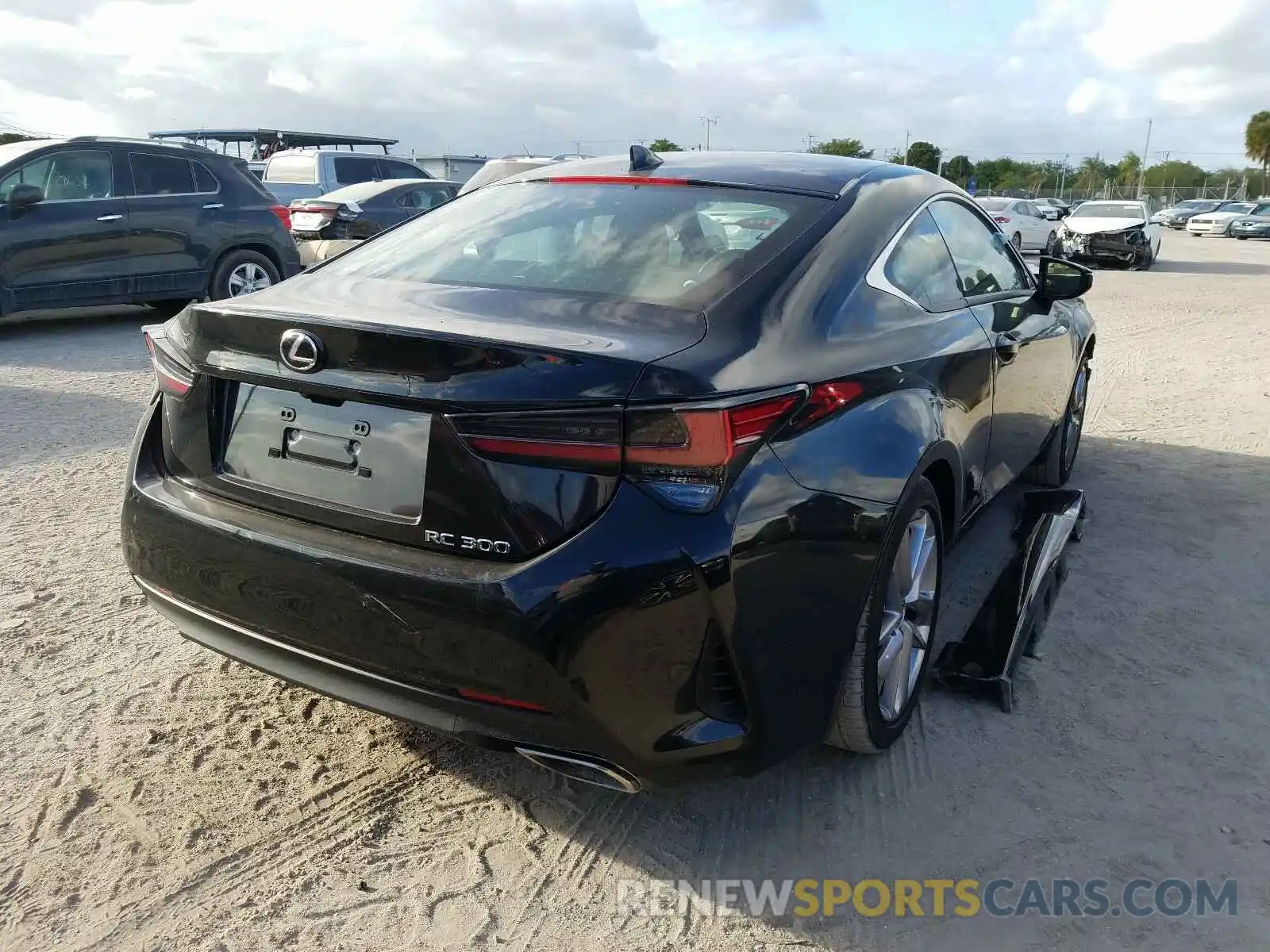 4 Photograph of a damaged car JTHHA5BC8K5009246 LEXUS RC300 2019