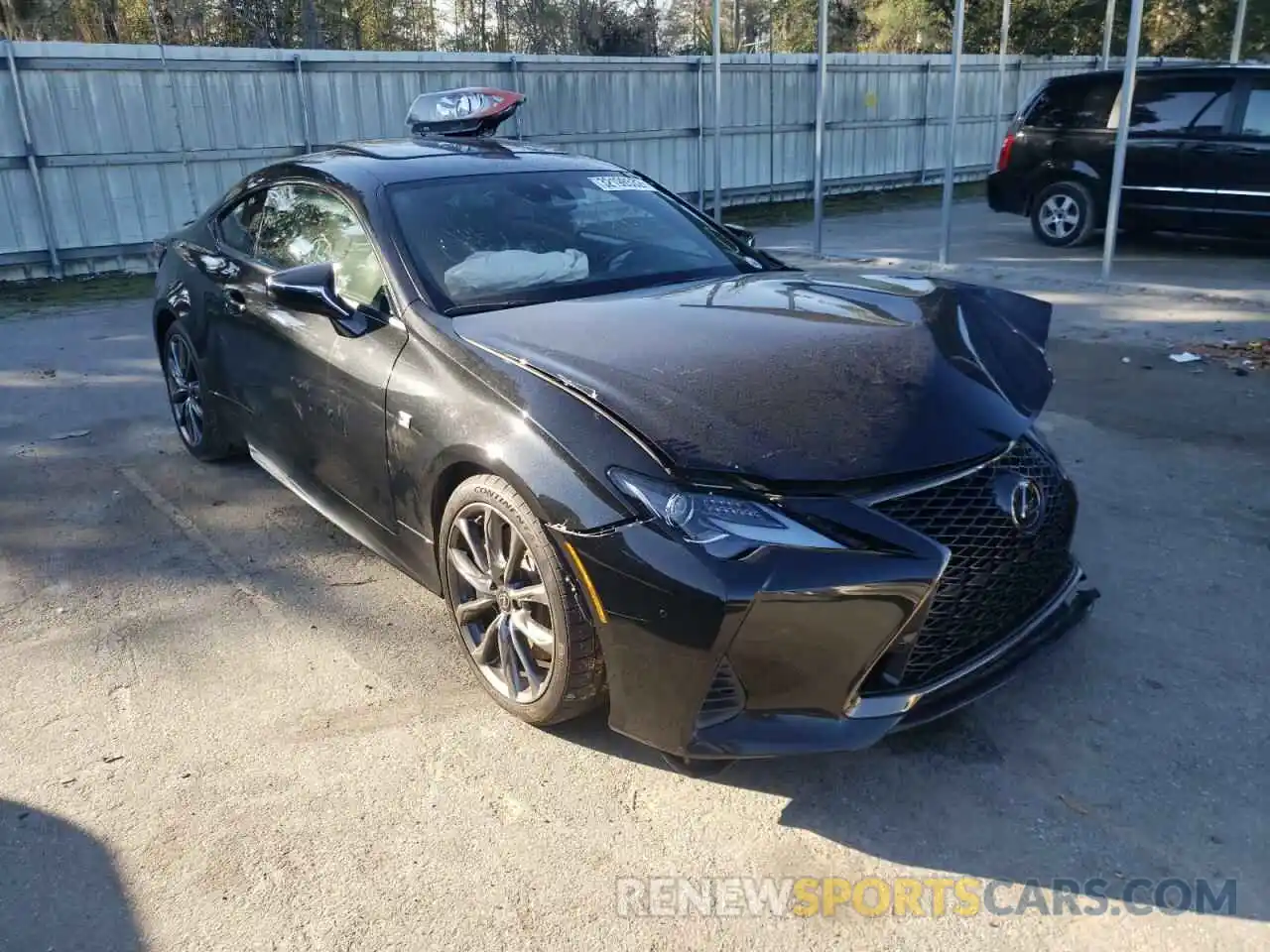 1 Photograph of a damaged car JTHHA5BCXK5009247 LEXUS RC300 2019