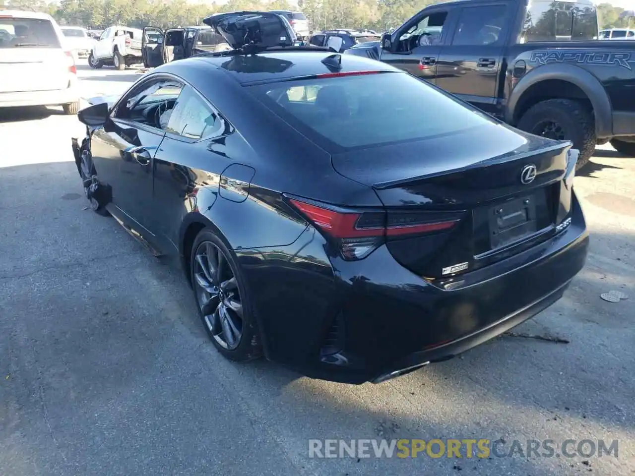 3 Photograph of a damaged car JTHHA5BCXK5009247 LEXUS RC300 2019